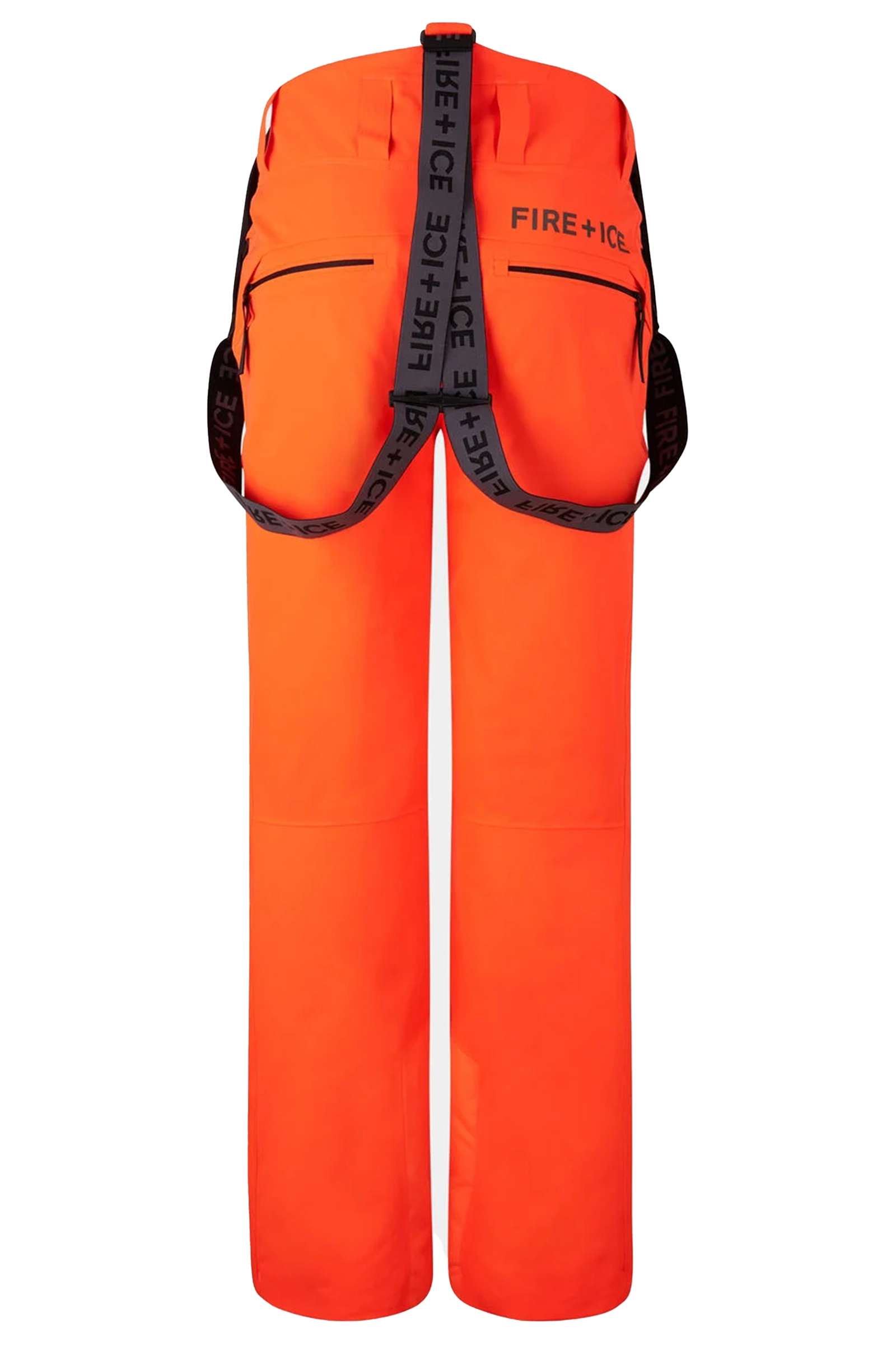 Wintersport heren skibroek oranje