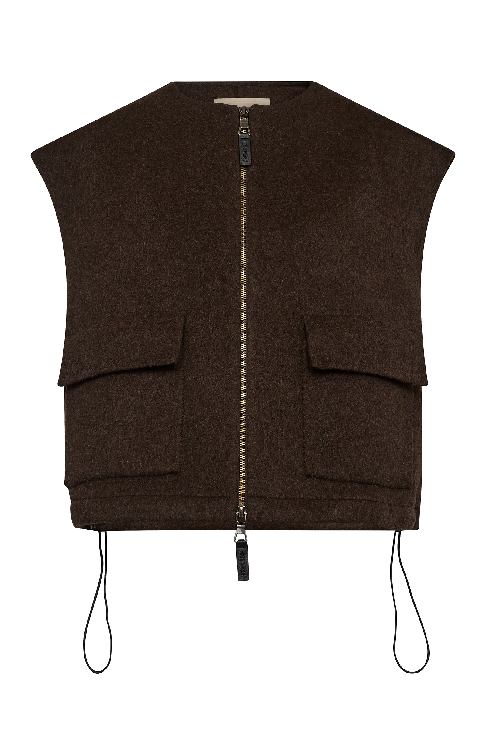Dames bodywarmer bruin