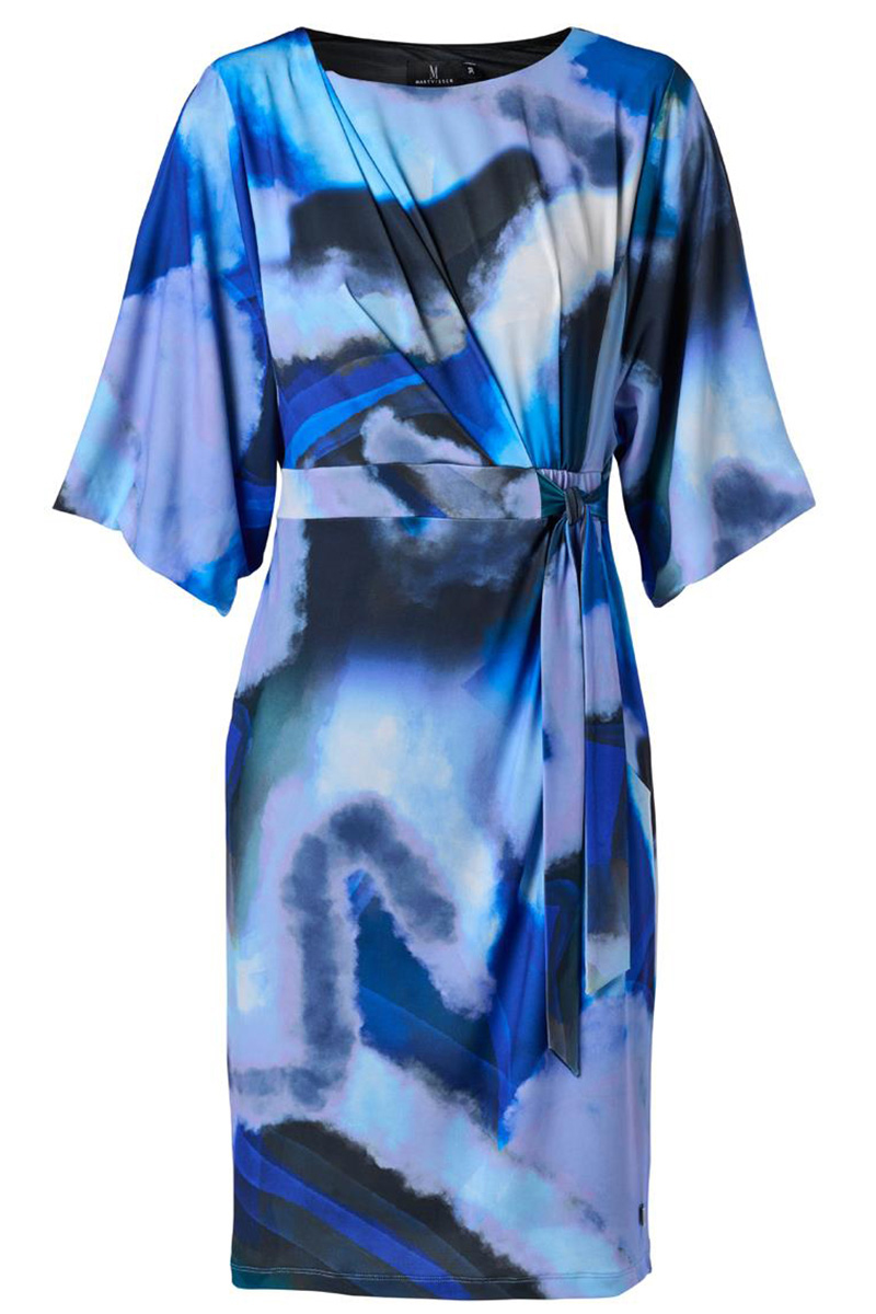 Dames jurk blauw