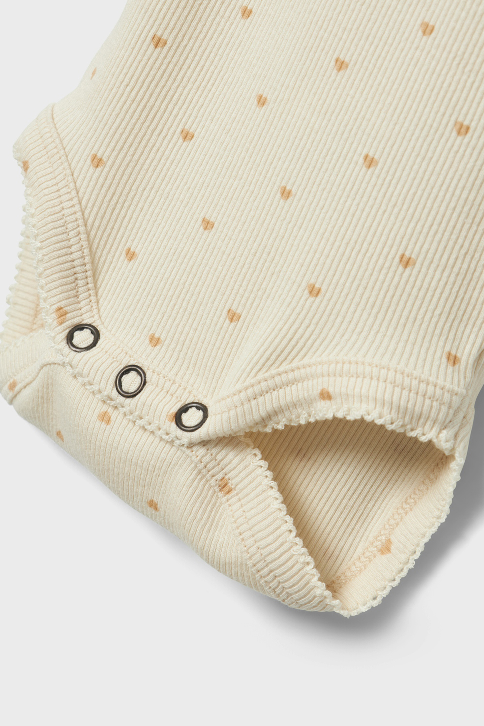 Baby romper lange mouw grijs
