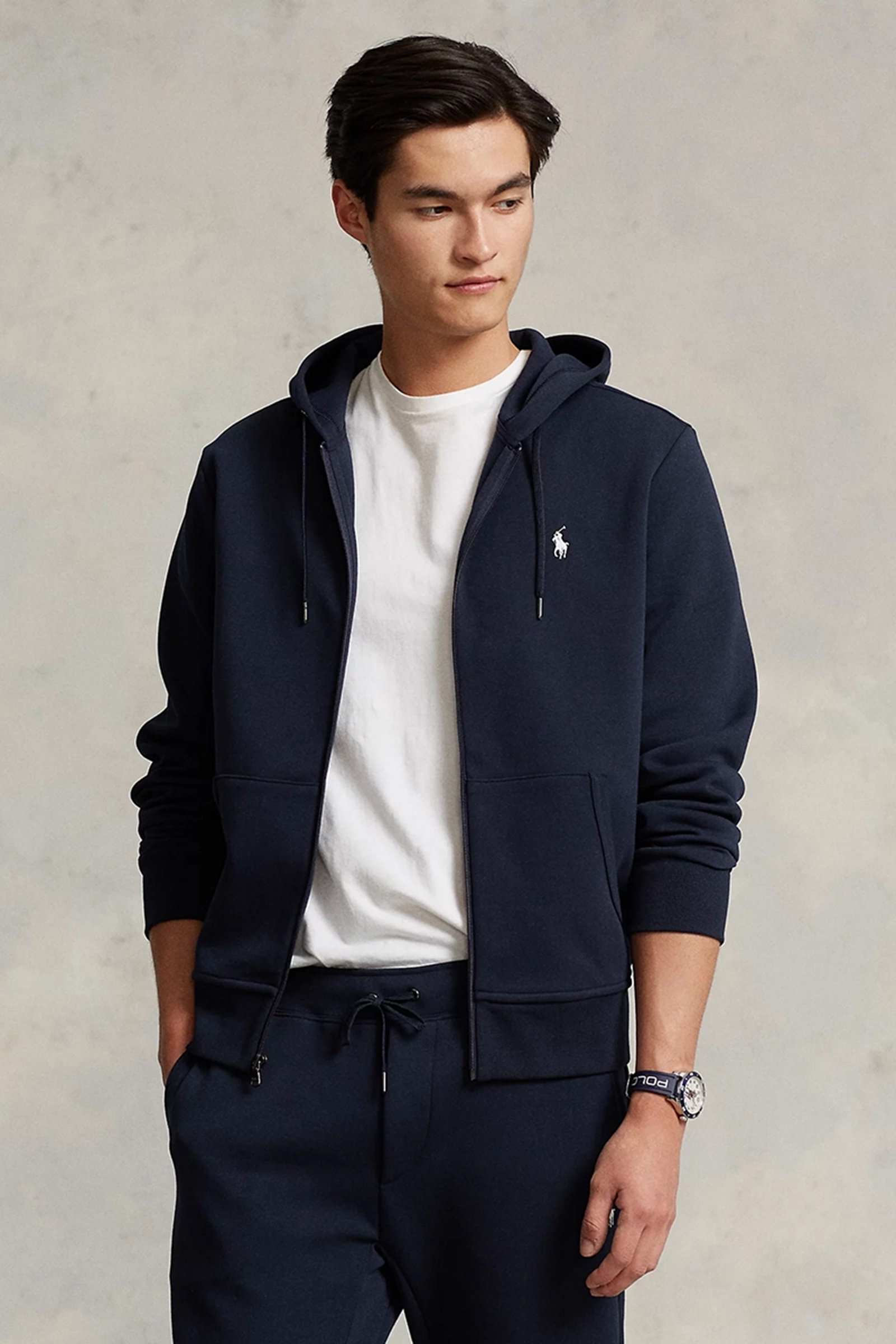 Heren vest blauw