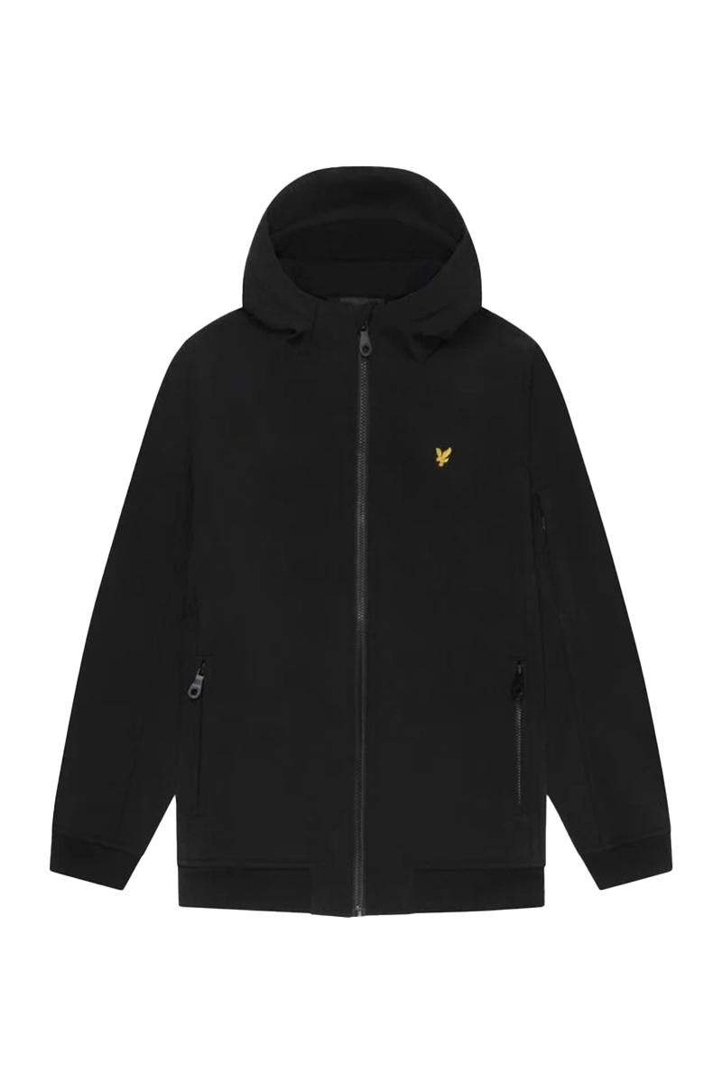 Lyle & Scott Softshell hooded jacket Zwart-1 1