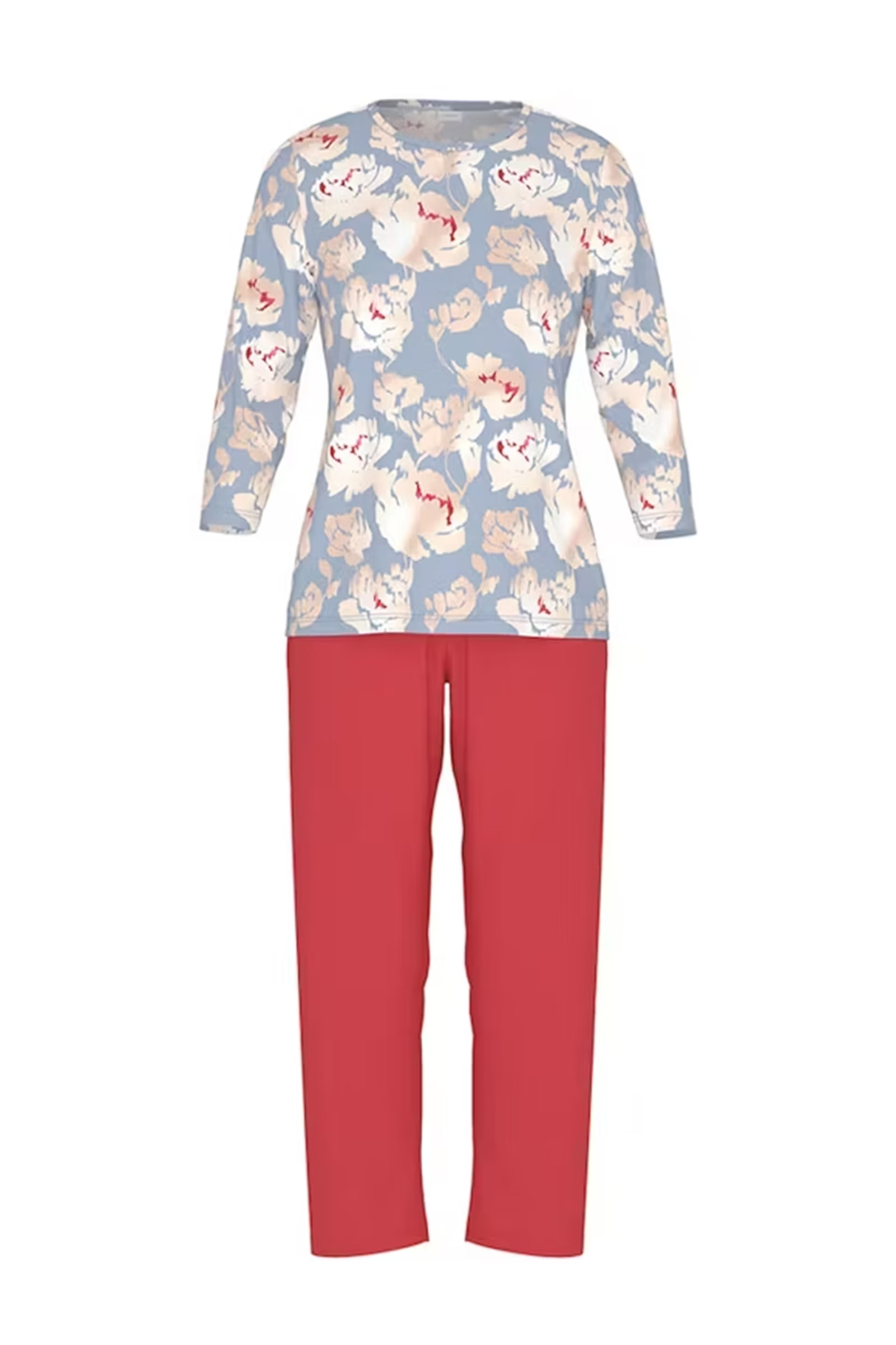 Nachtmode dames pyjama blauw