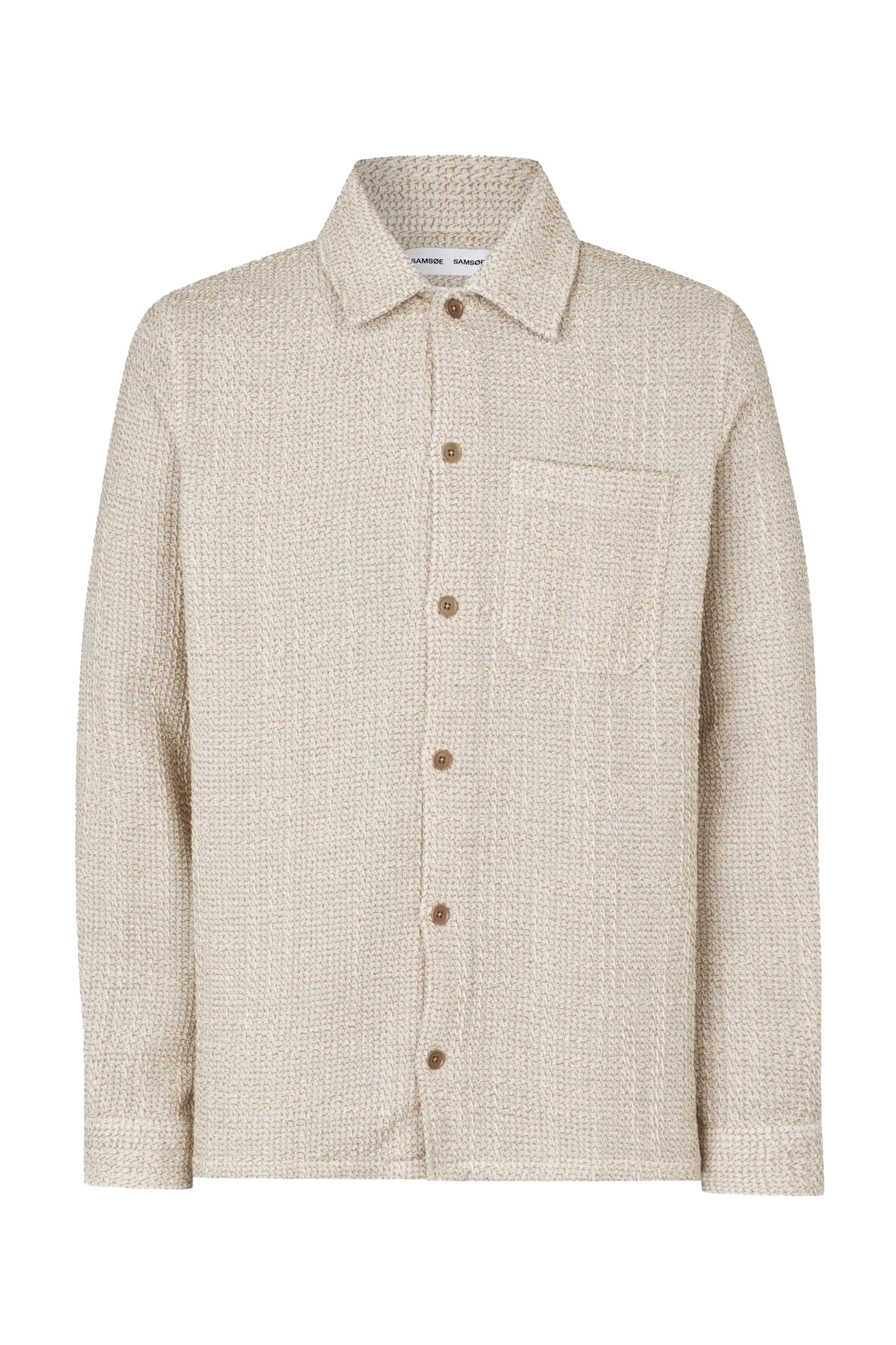 Heren overshirt ecru