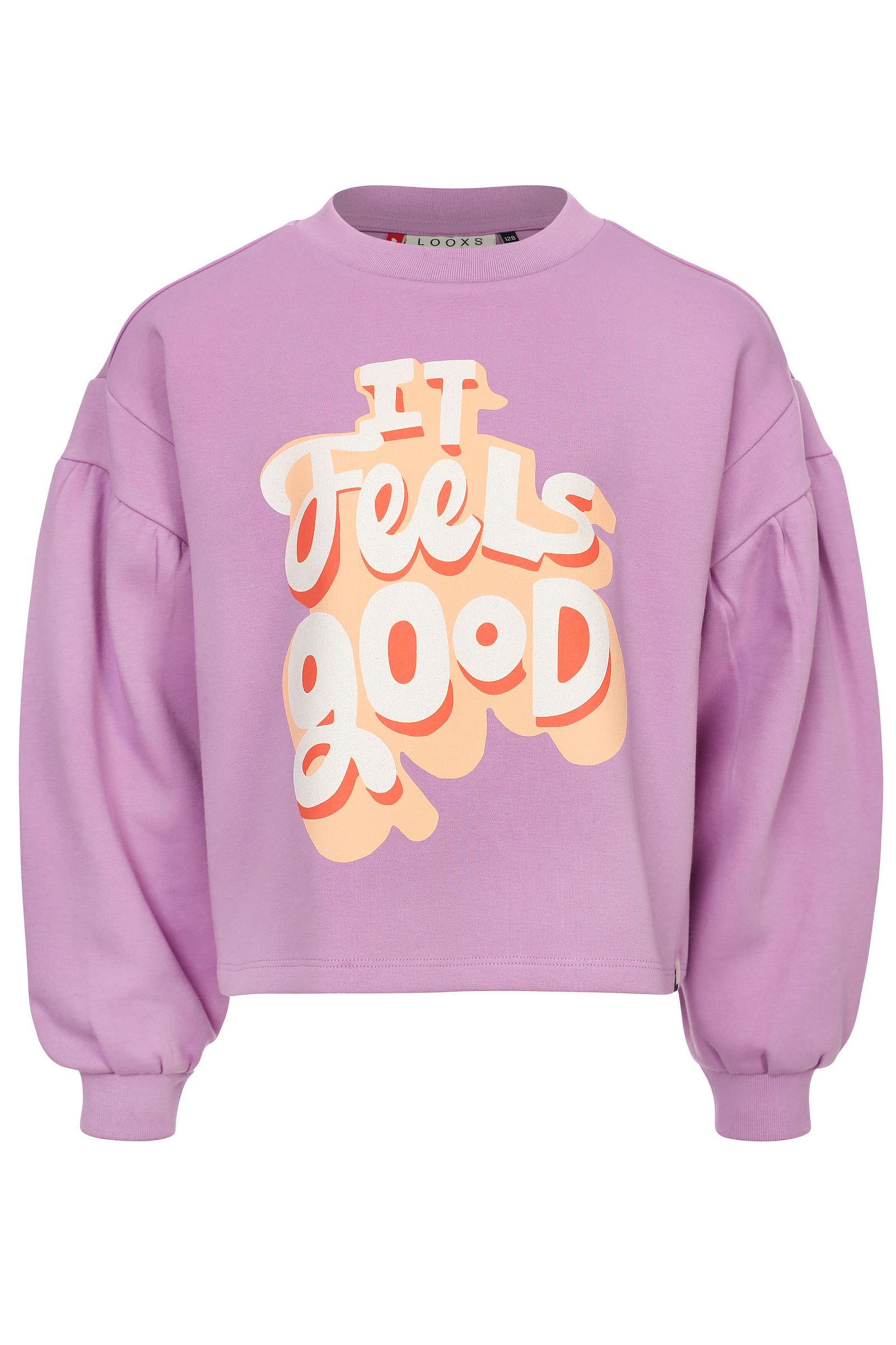 Meisjes sweater paars