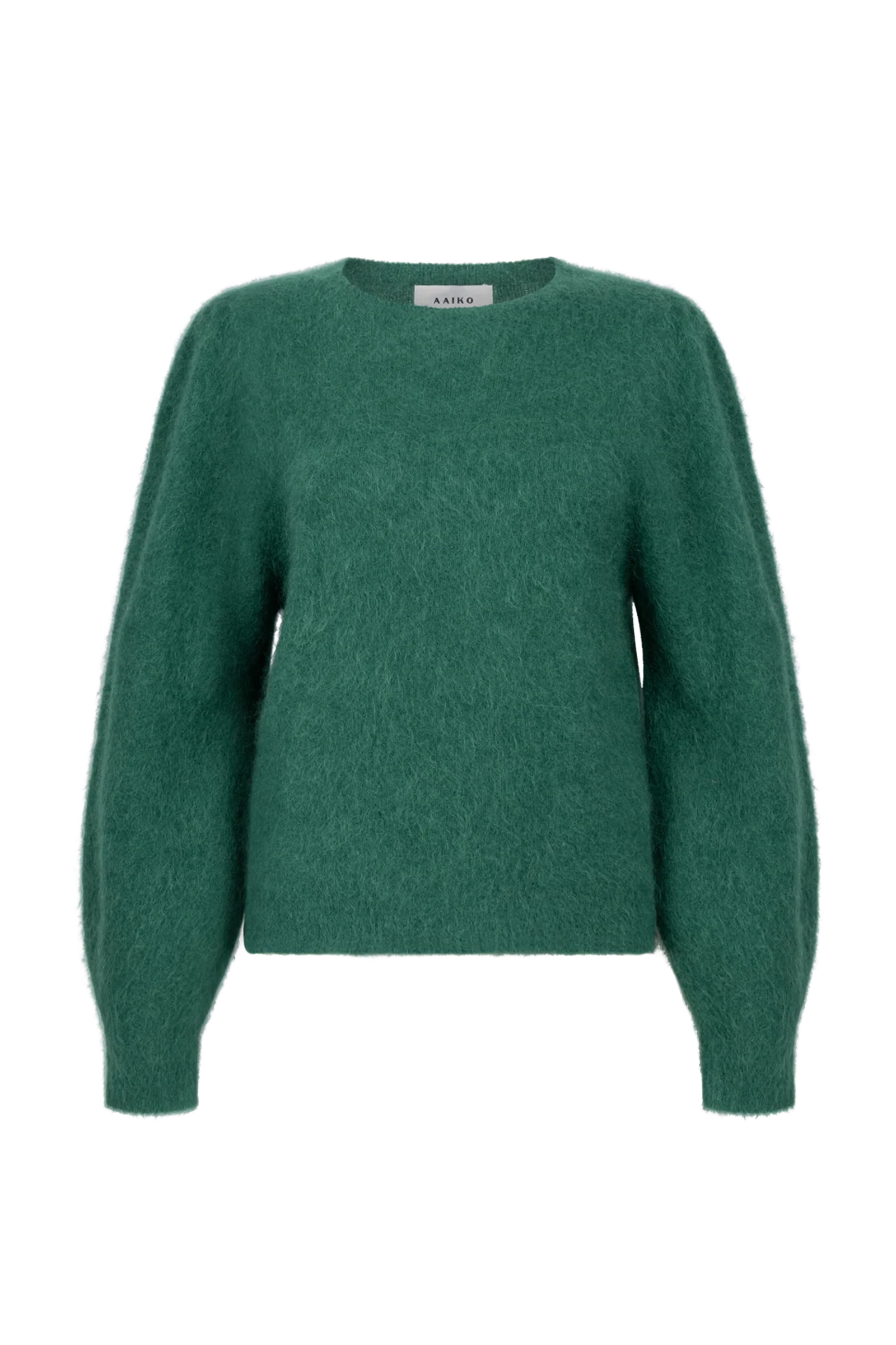 Dames t-shirt lange mouw groen