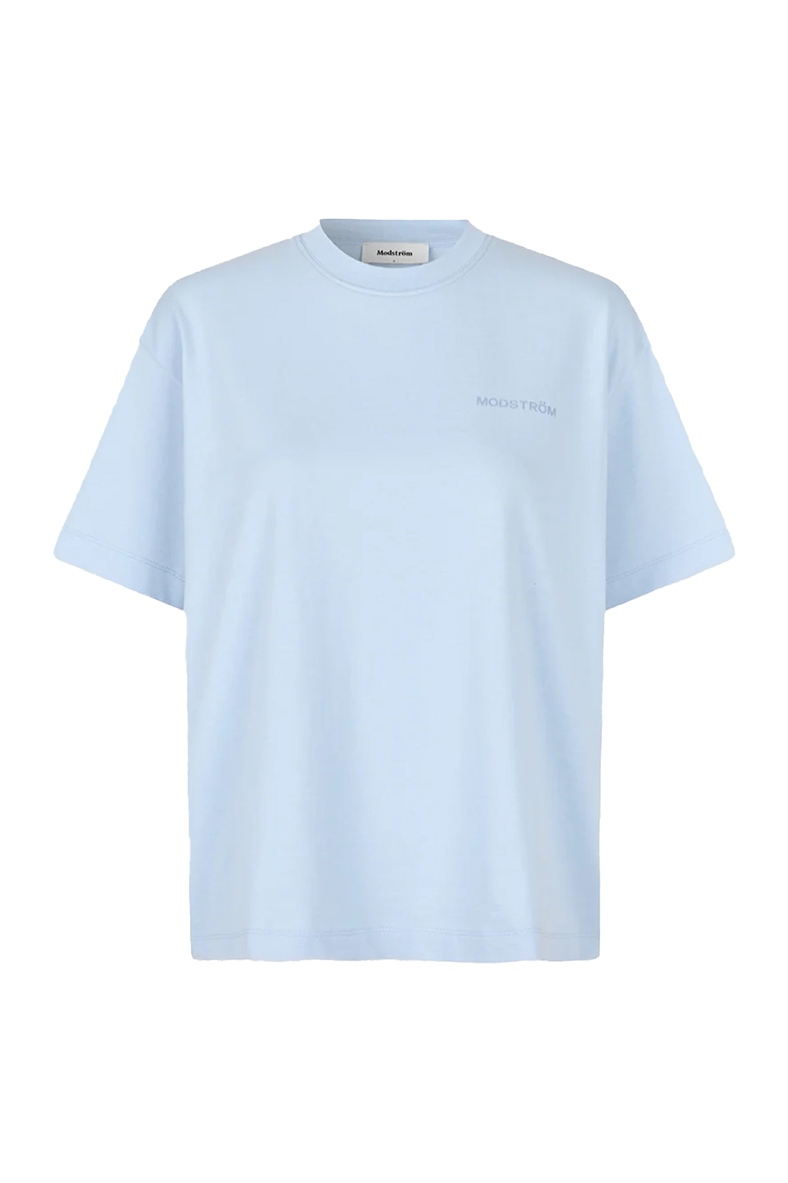 Dames t-shirt korte mouw blauw