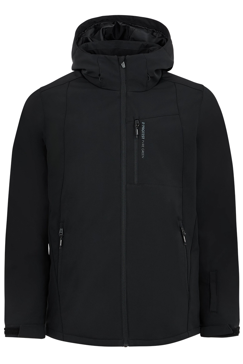 Wintersport heren snowbrdjack zwart