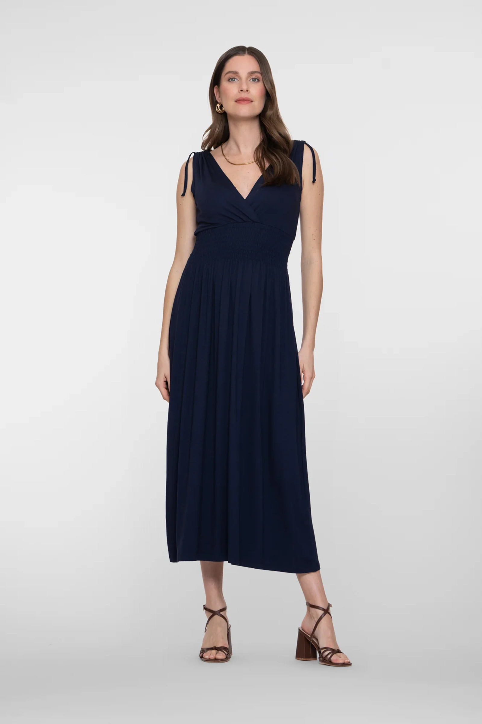 Dames jurk blauw