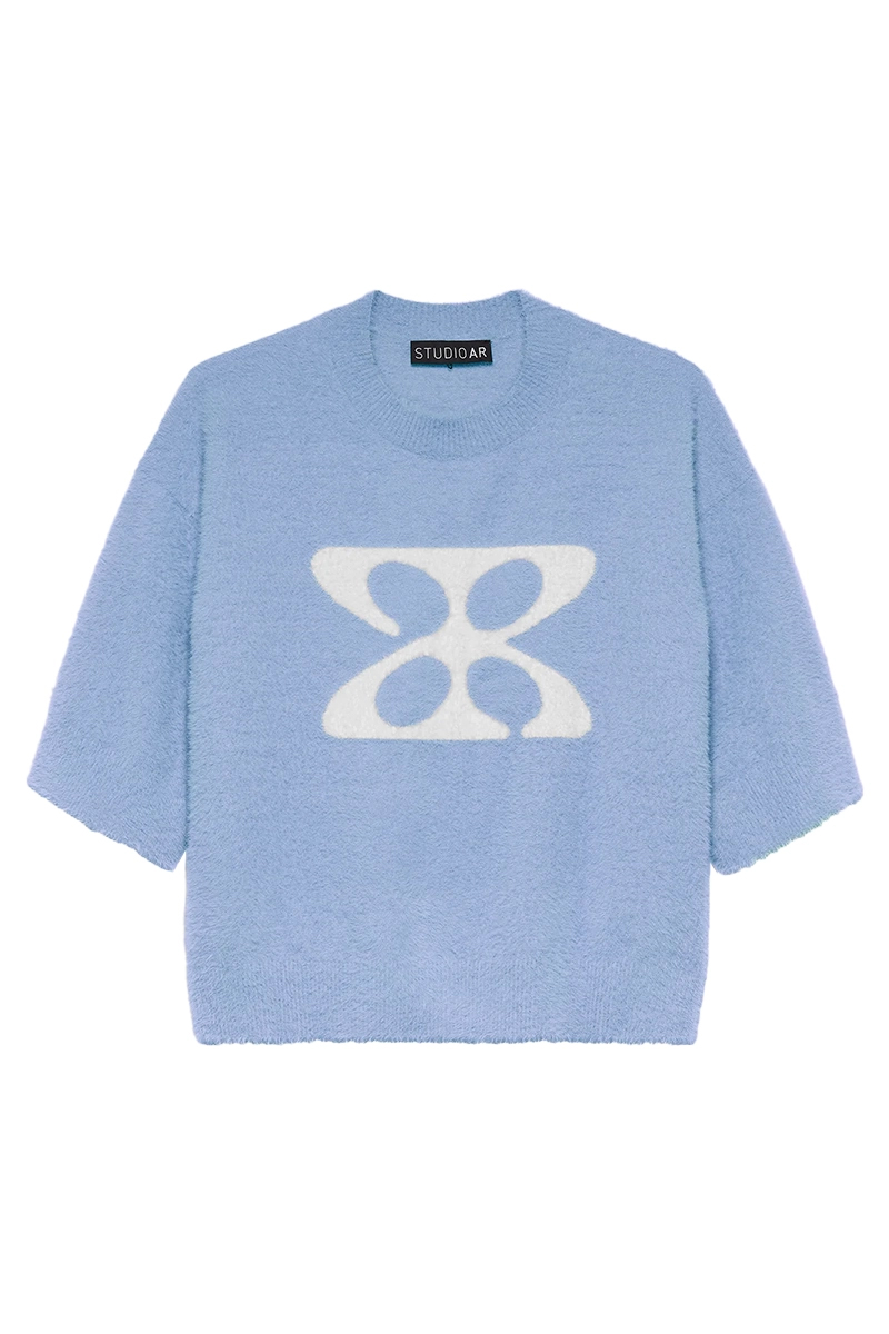 Dames trui blauw