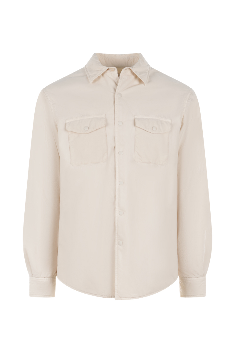 Heren overshirt bruin
