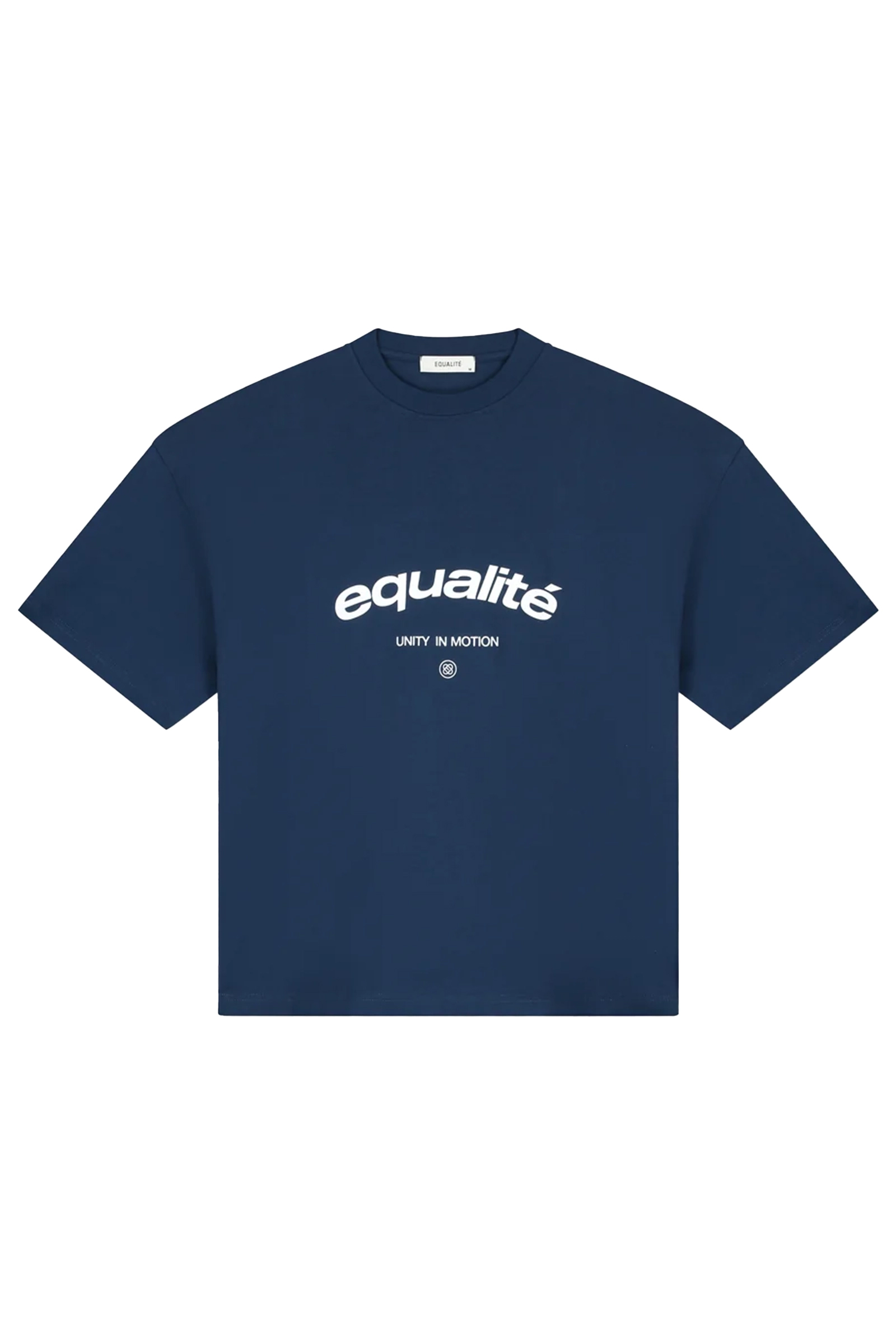 Heren t-shirt kortemouw blauw