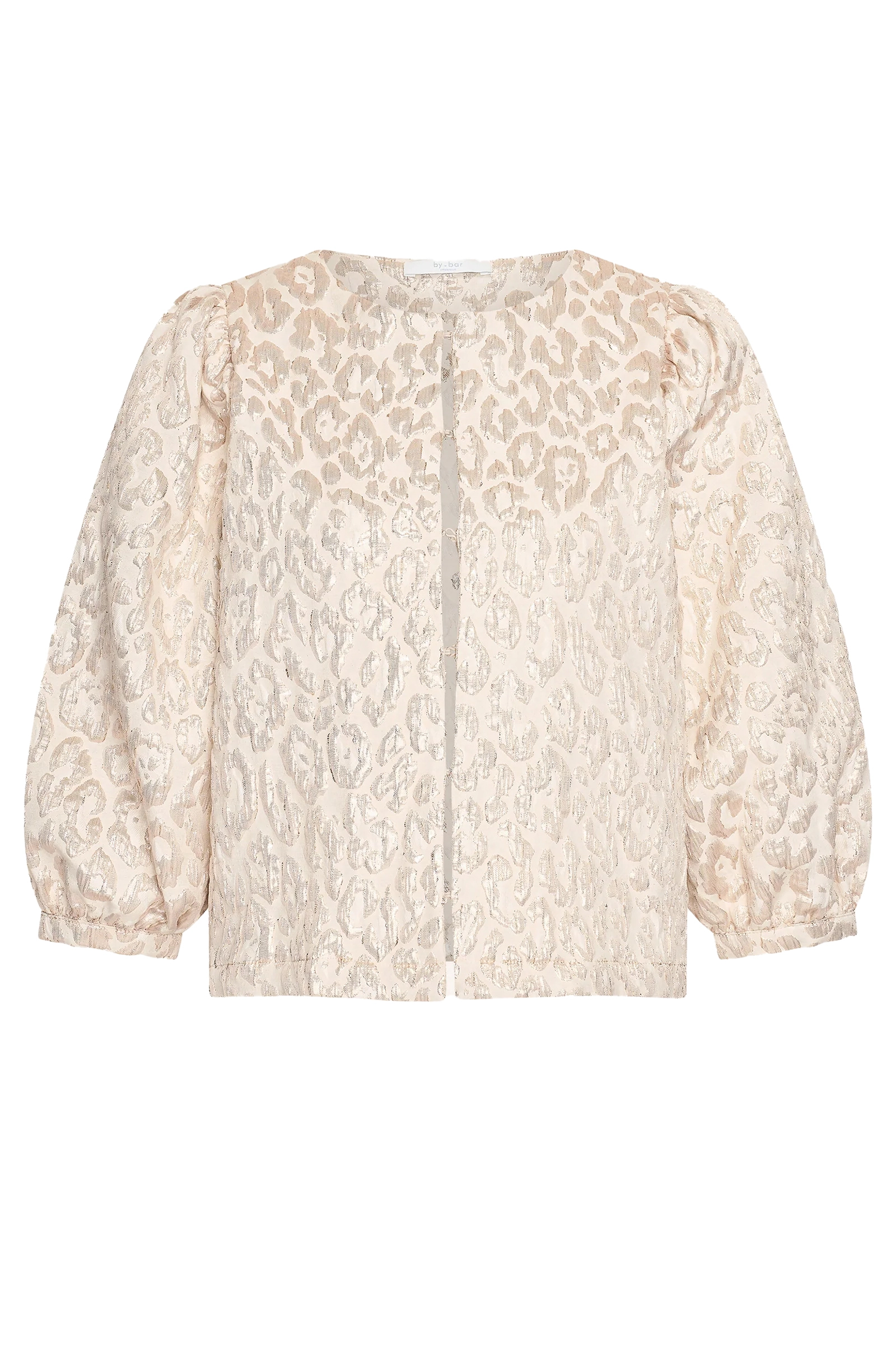 Dames blouse korte mouw ecru