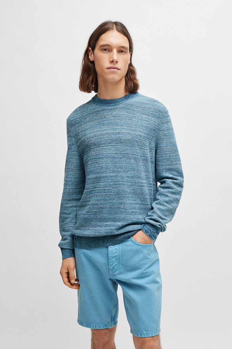Heren trui blauw