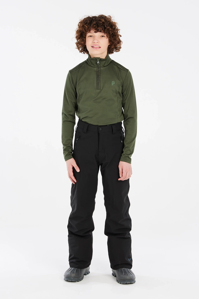 Wintersport jongens broek zwart