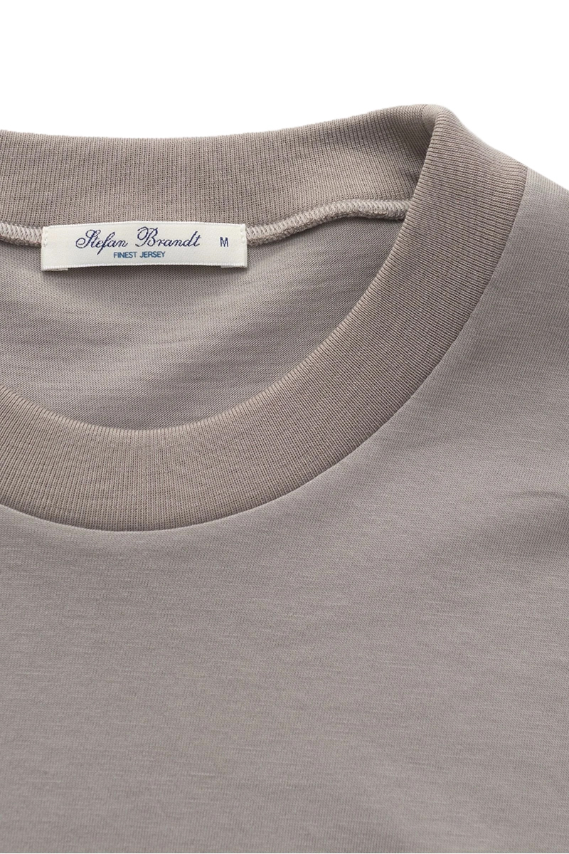 Heren t-shirt kortemouw bruin