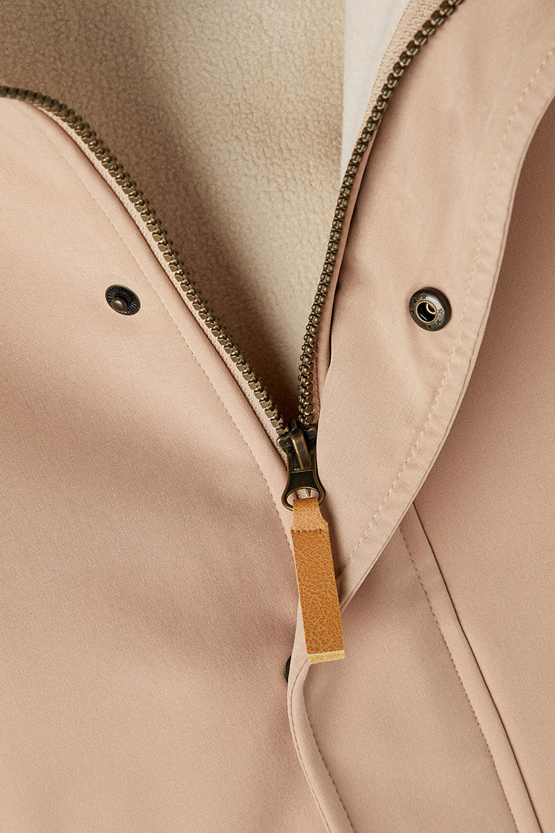 Name-It NMNLAALFA JACKET FO SOLID  LIL Bruin/Beige-1 2