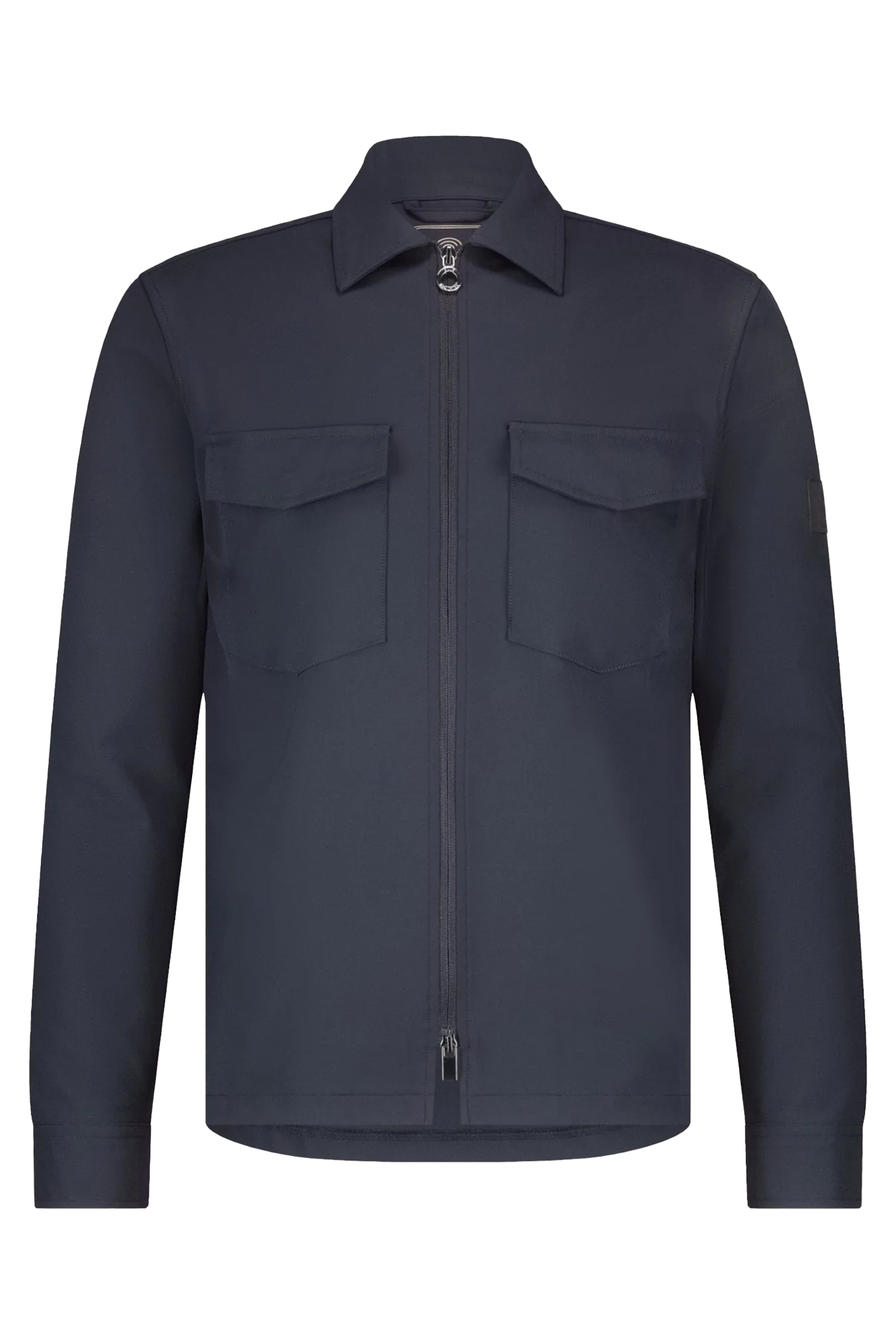 Heren overshirt blauw