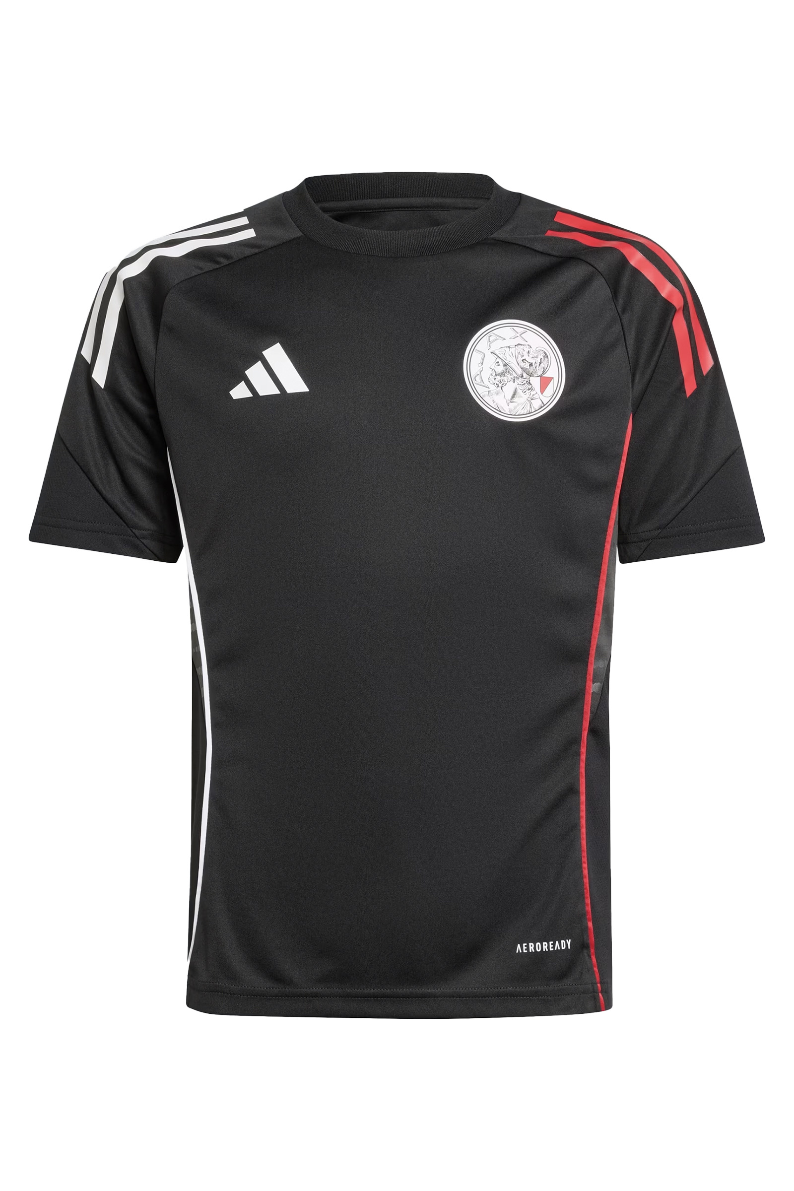 Voetbal jongens t-shirt replic zwart