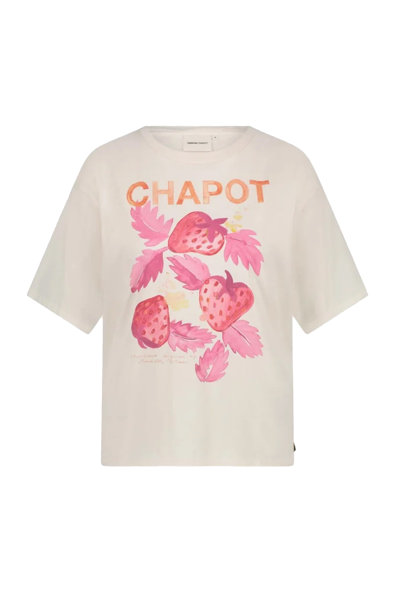 Fabienne Chapot Steve Sketchbook T-Shirt Ecru-1 1
