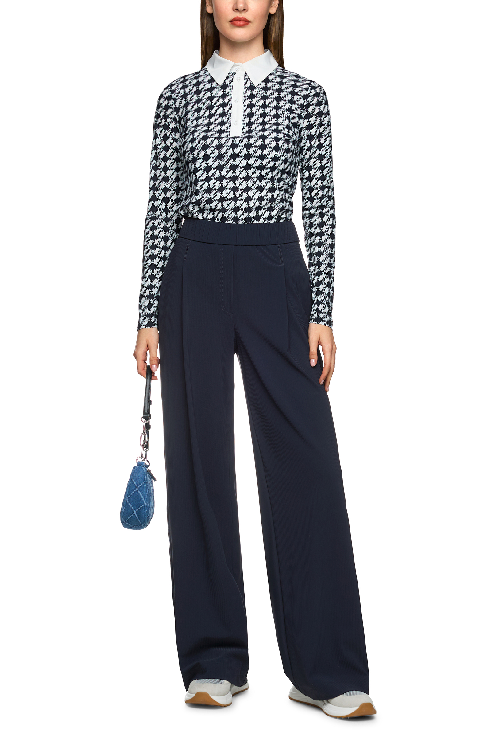 Dames broek blauw