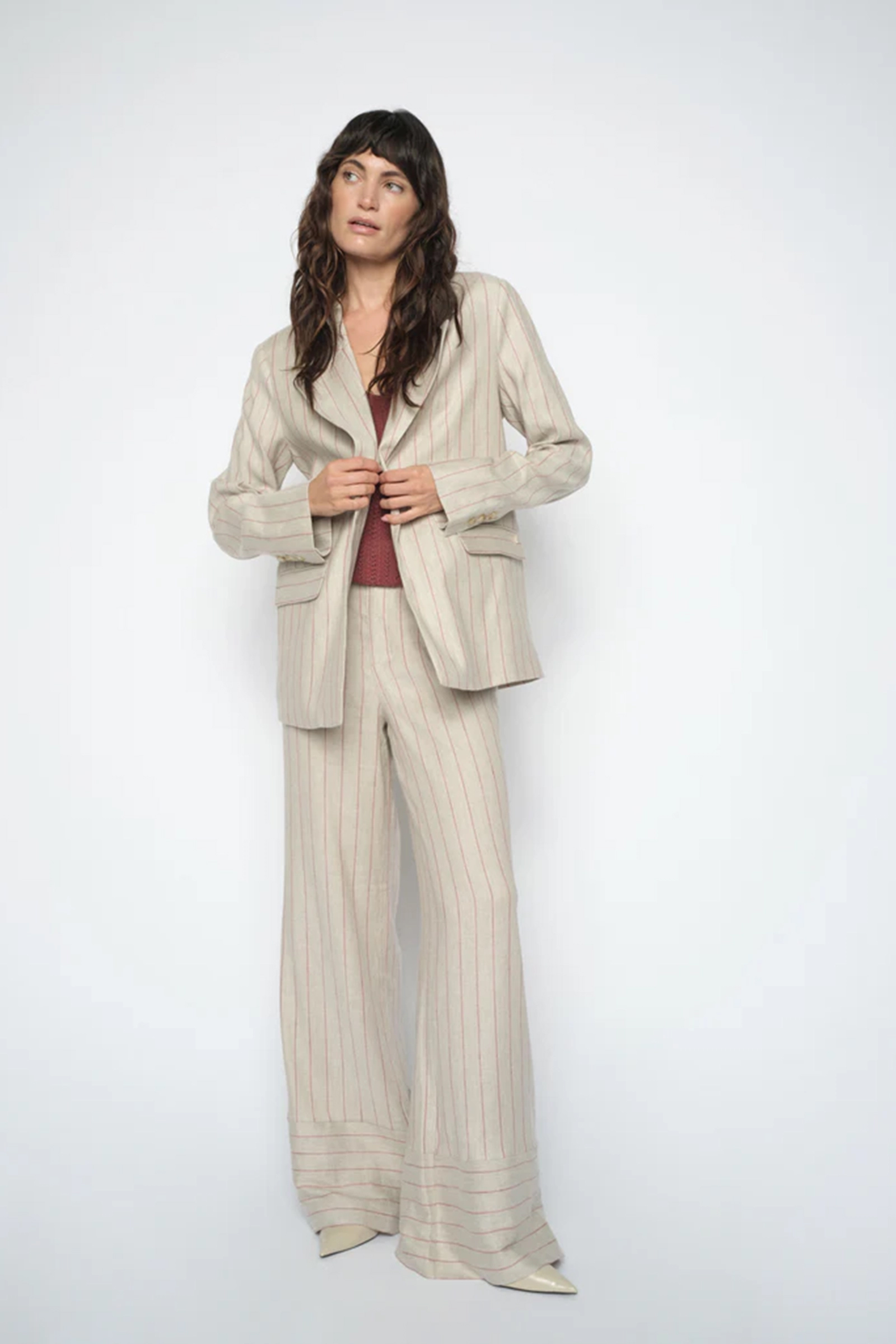 Dames broek rood