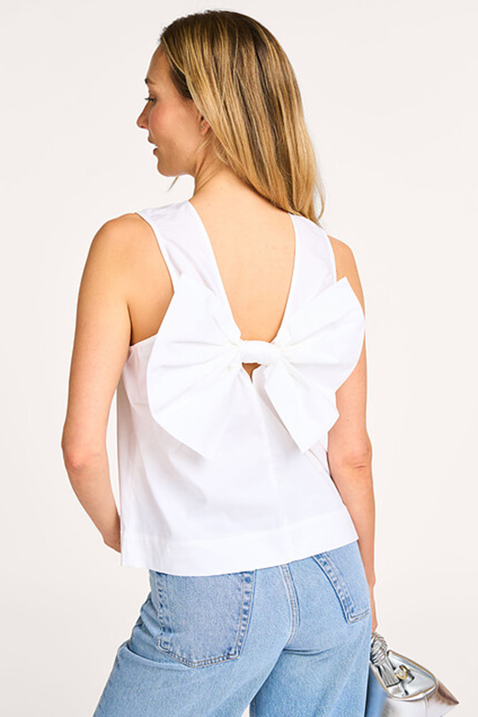 co´couture Sanna cc bow top Wit-1 3
