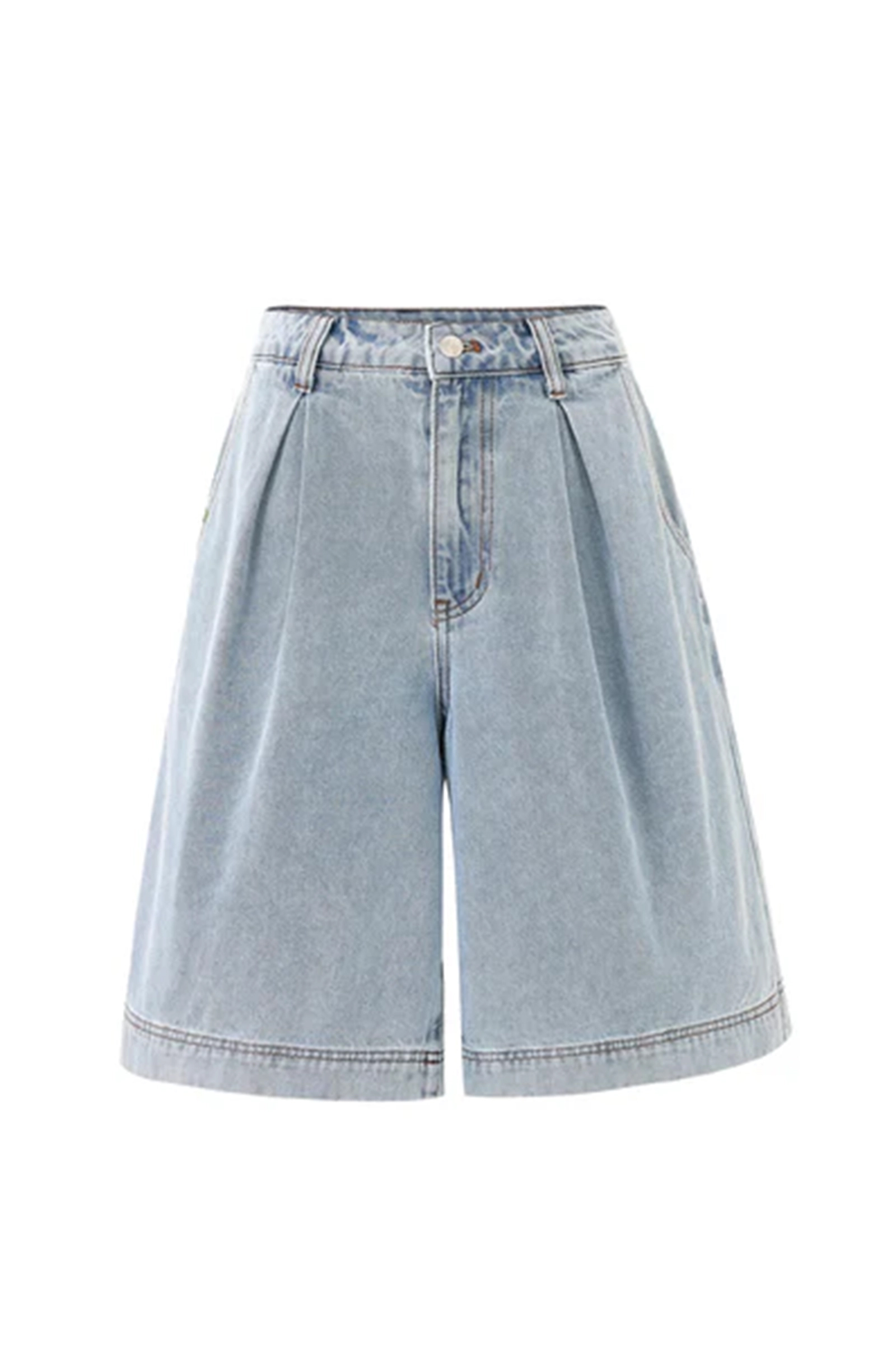 Dames short blauw