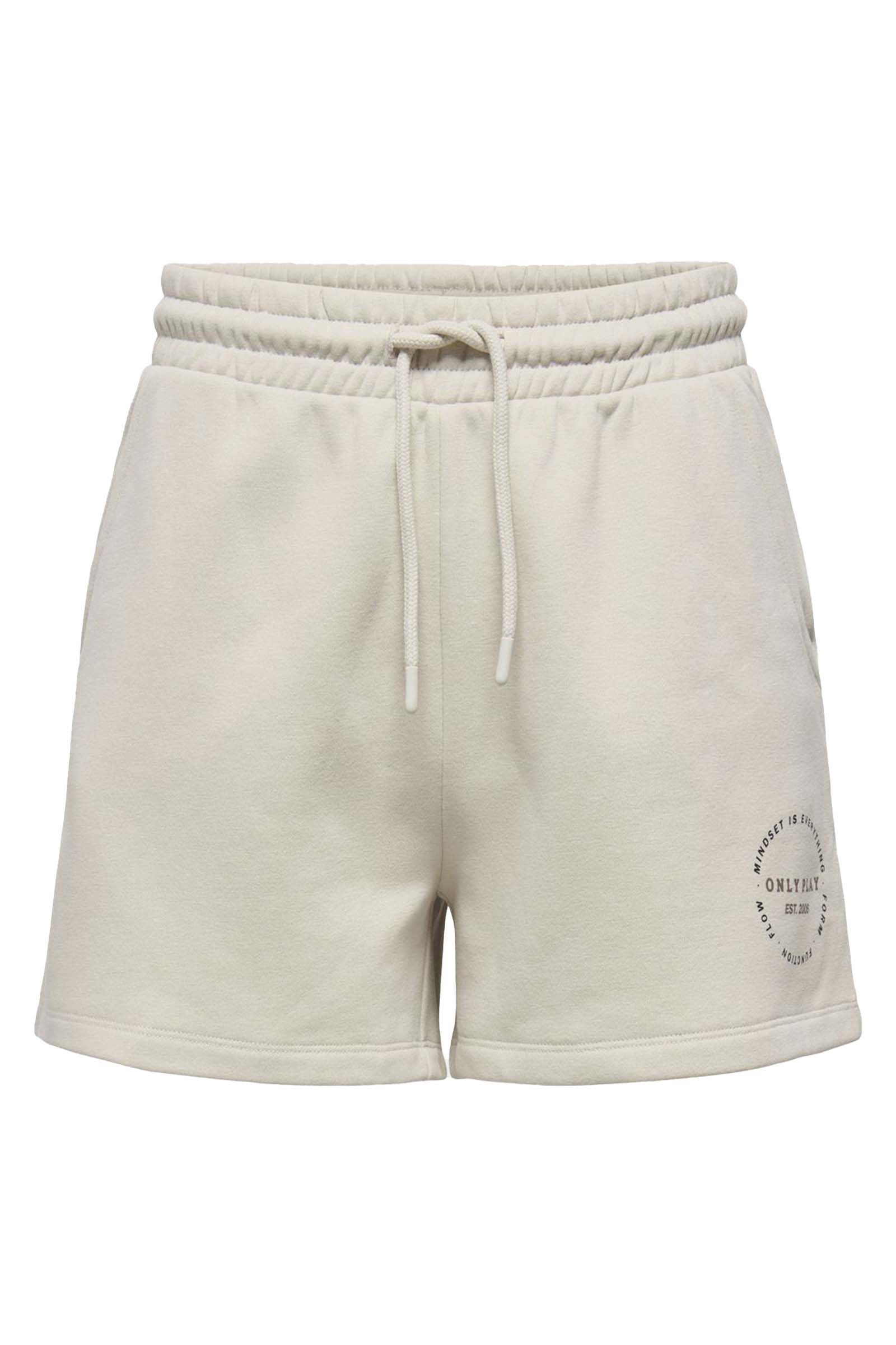Fitness dames short grijs