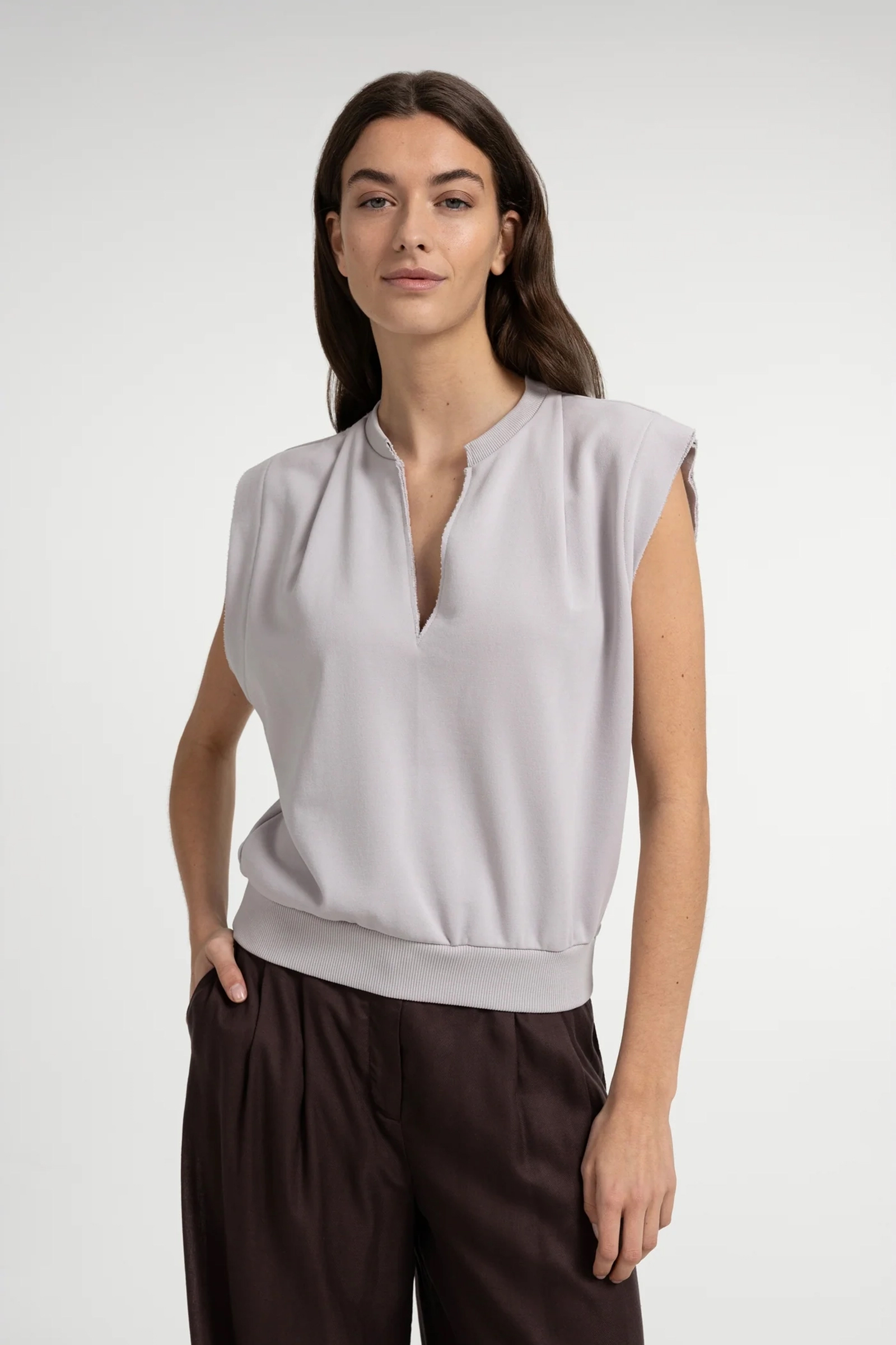 Dames sweater grijs