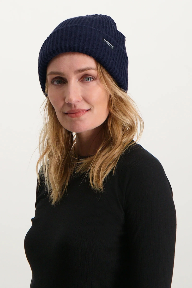 Wintersport muts senior blauw