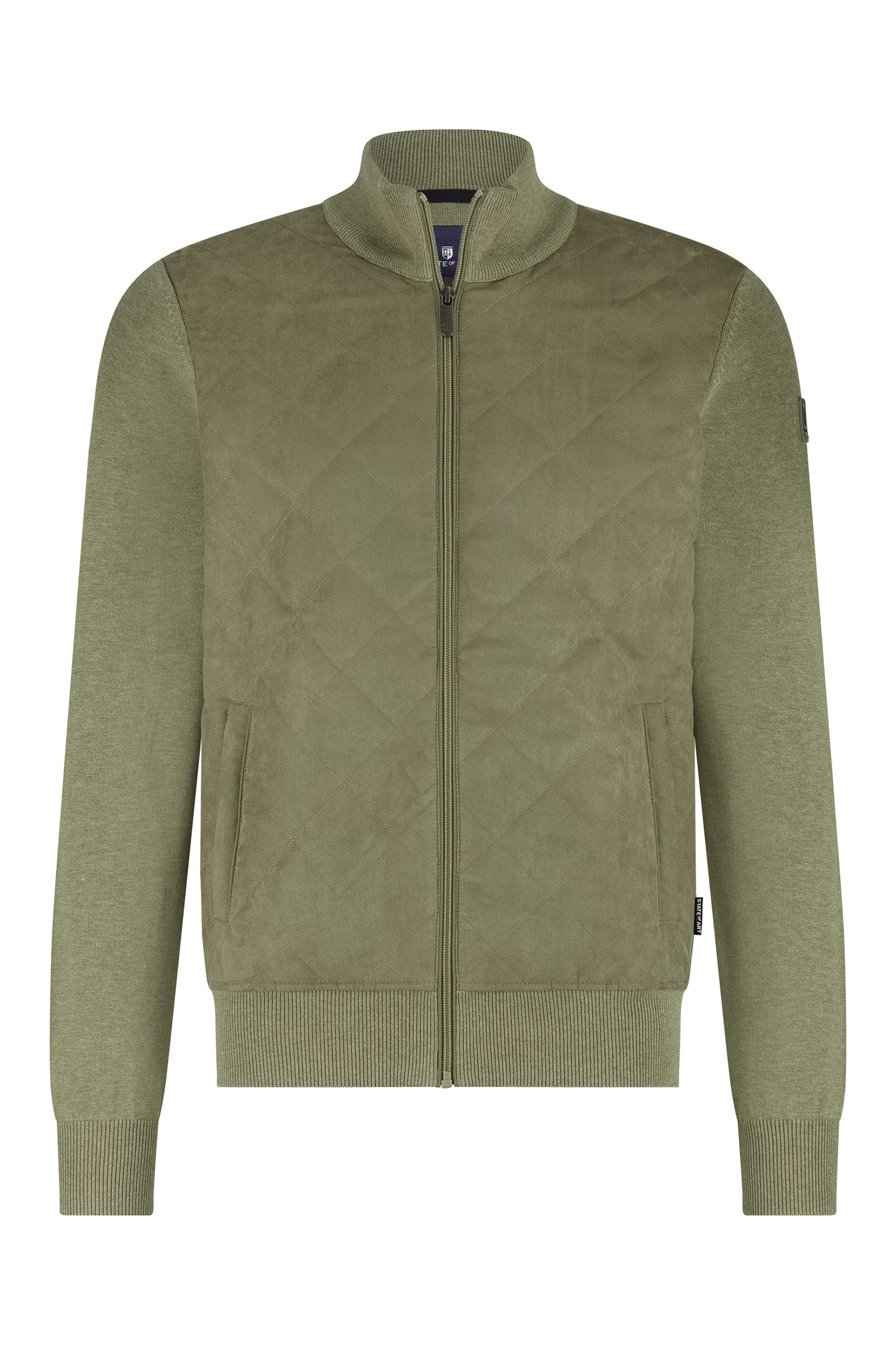 Heren vest groen