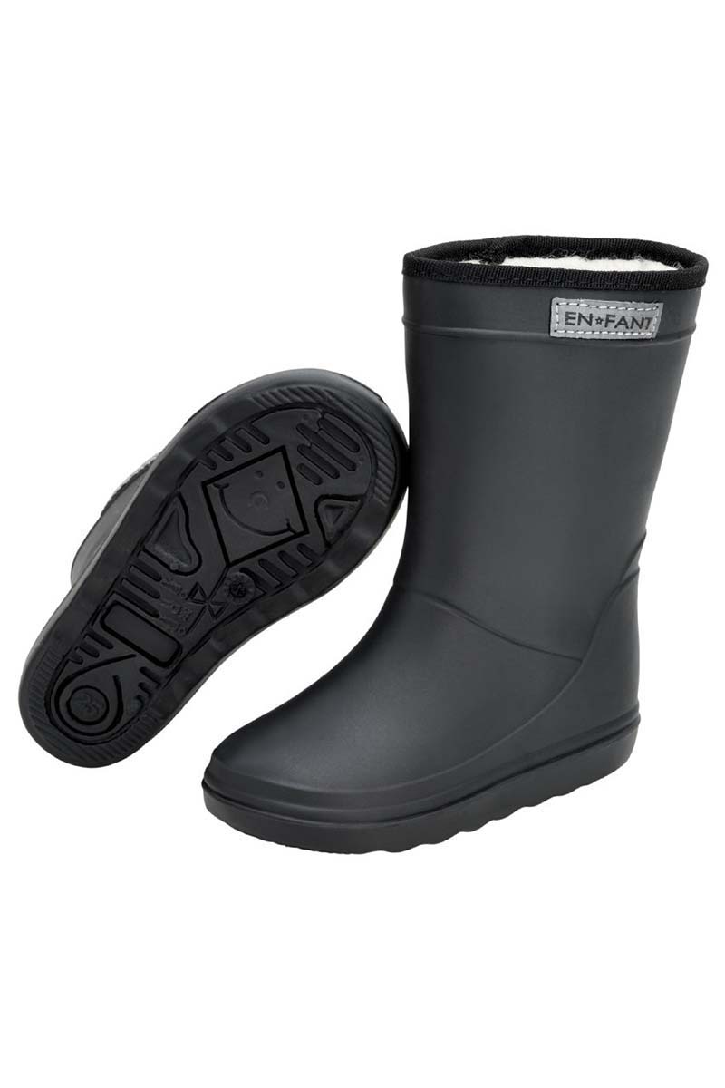 Kinder unisex kaplaarzen zwart