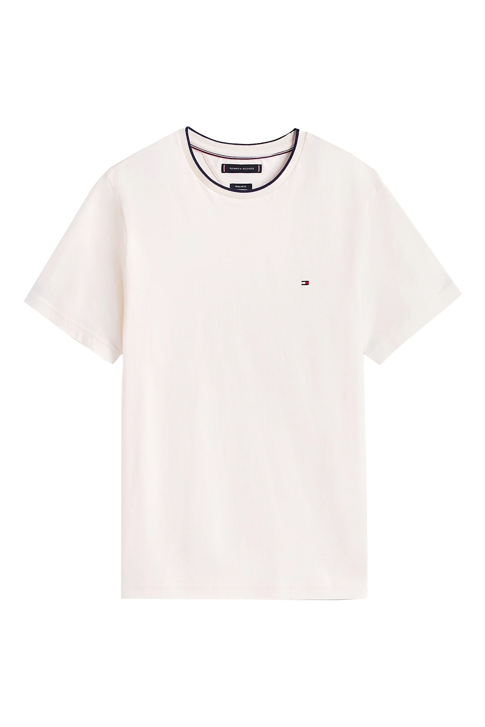 Heren t-shirt kortemouw ecru