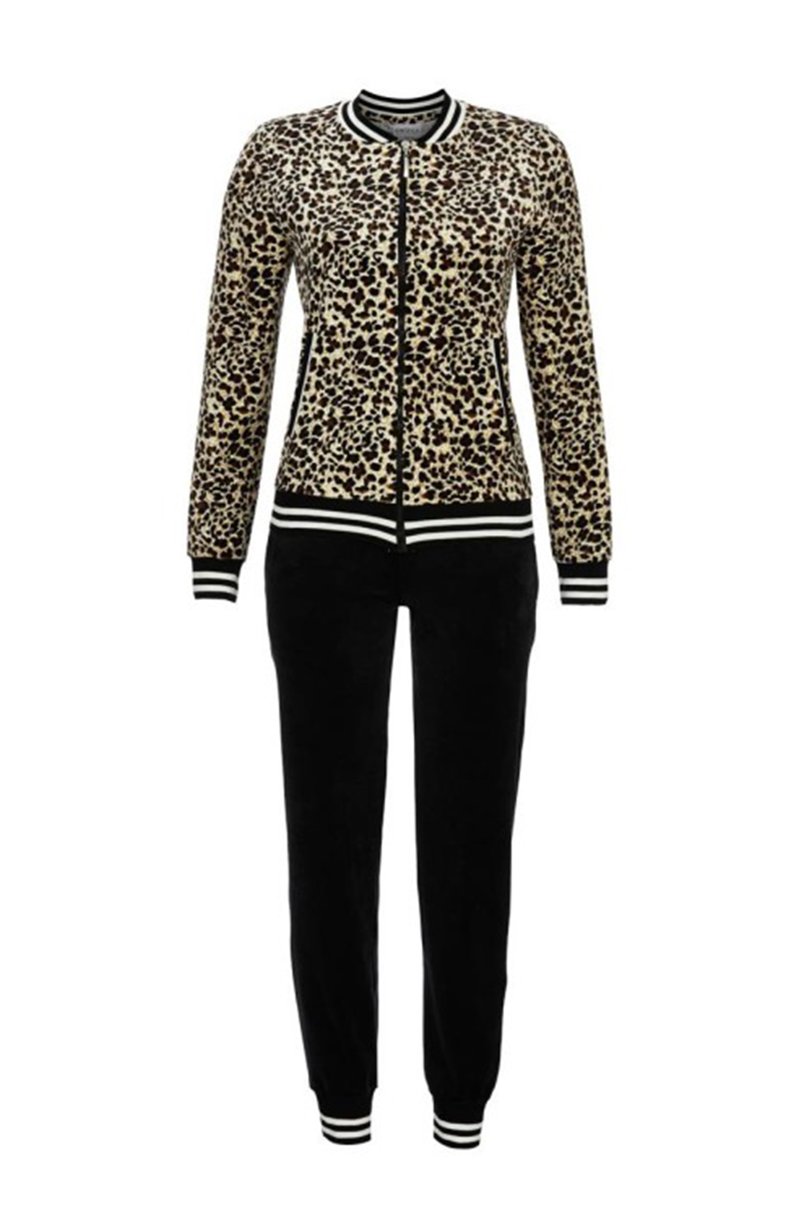 Nachtmode dames joggingspak zwart