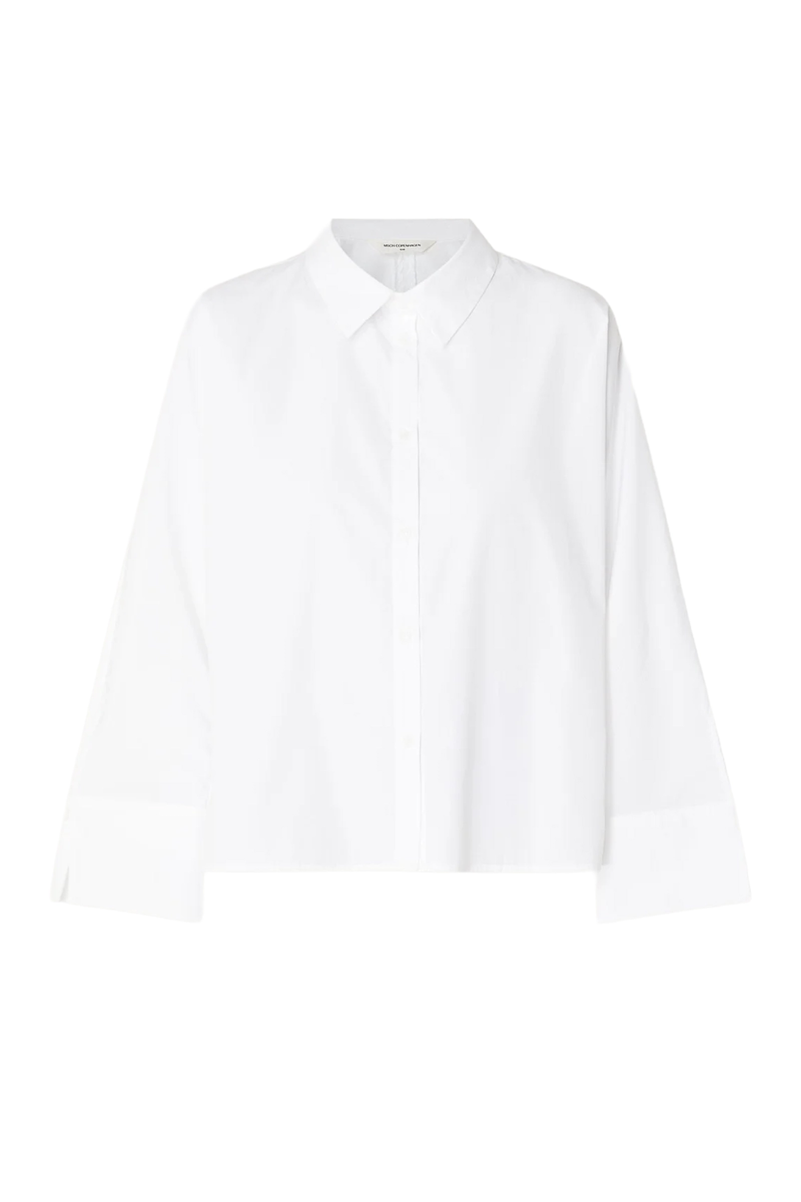 Dames blouse lange mouw wit