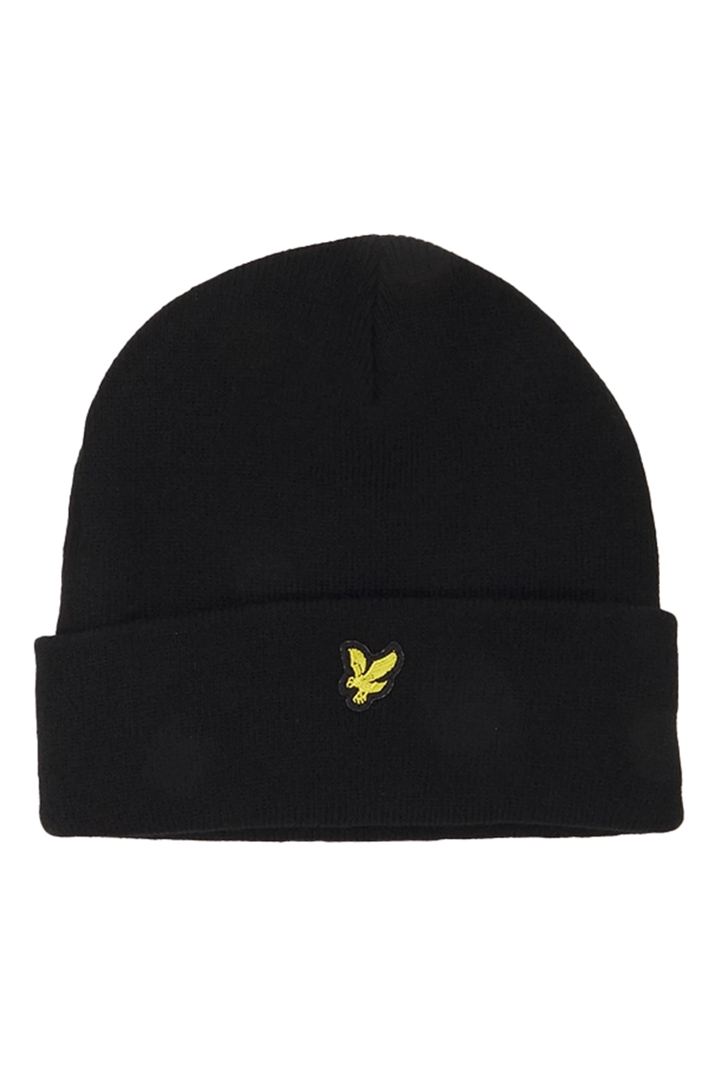 Lyle & Scott Lyle eagle beanie Zwart-1 1