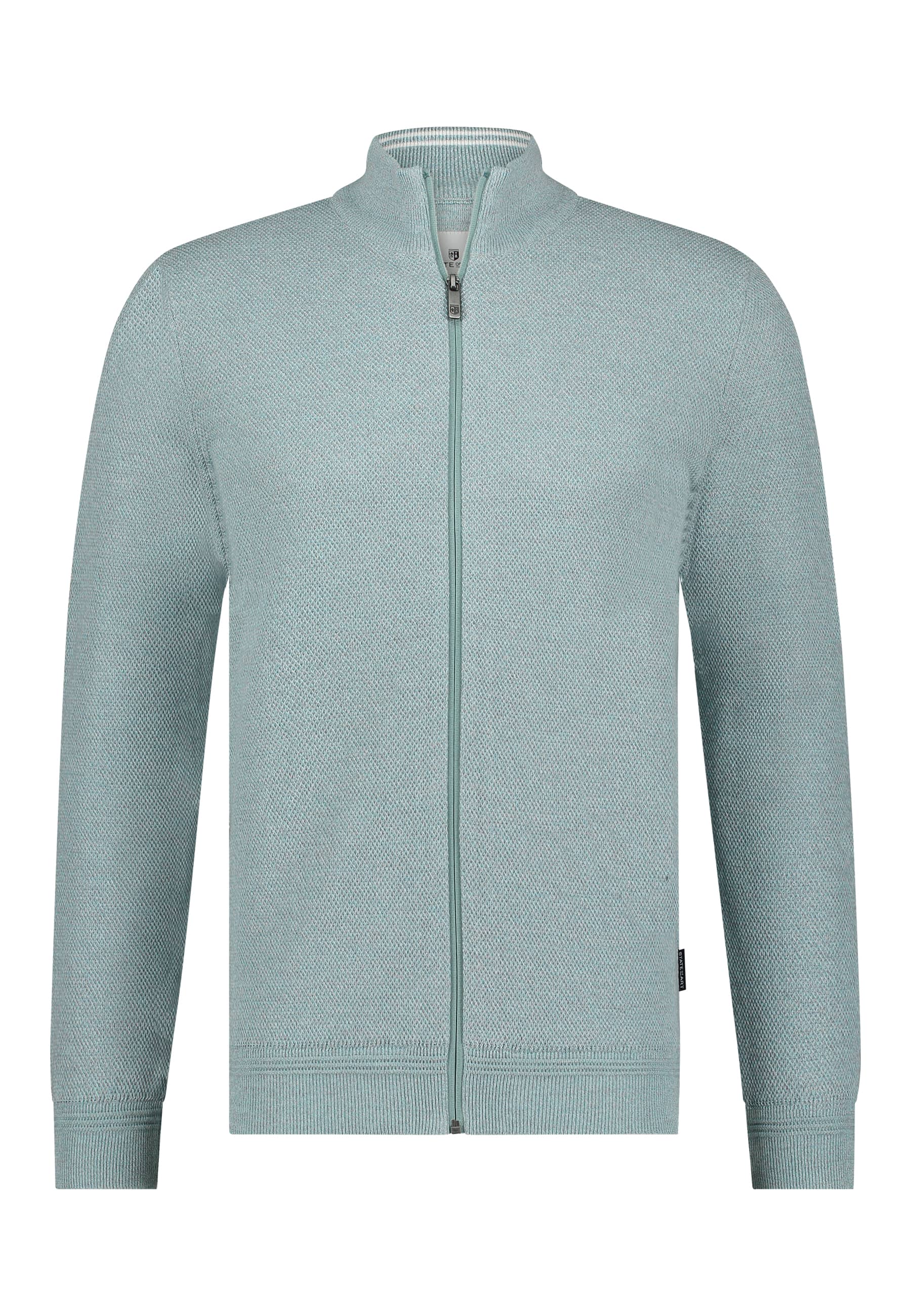 State of Art Cardigan Plain - Mou Blauw-1 1