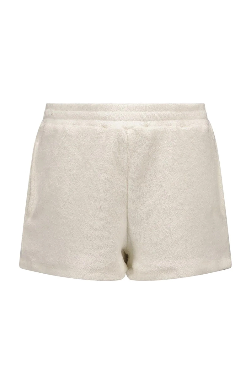 Bad/beach meisjes short ecru