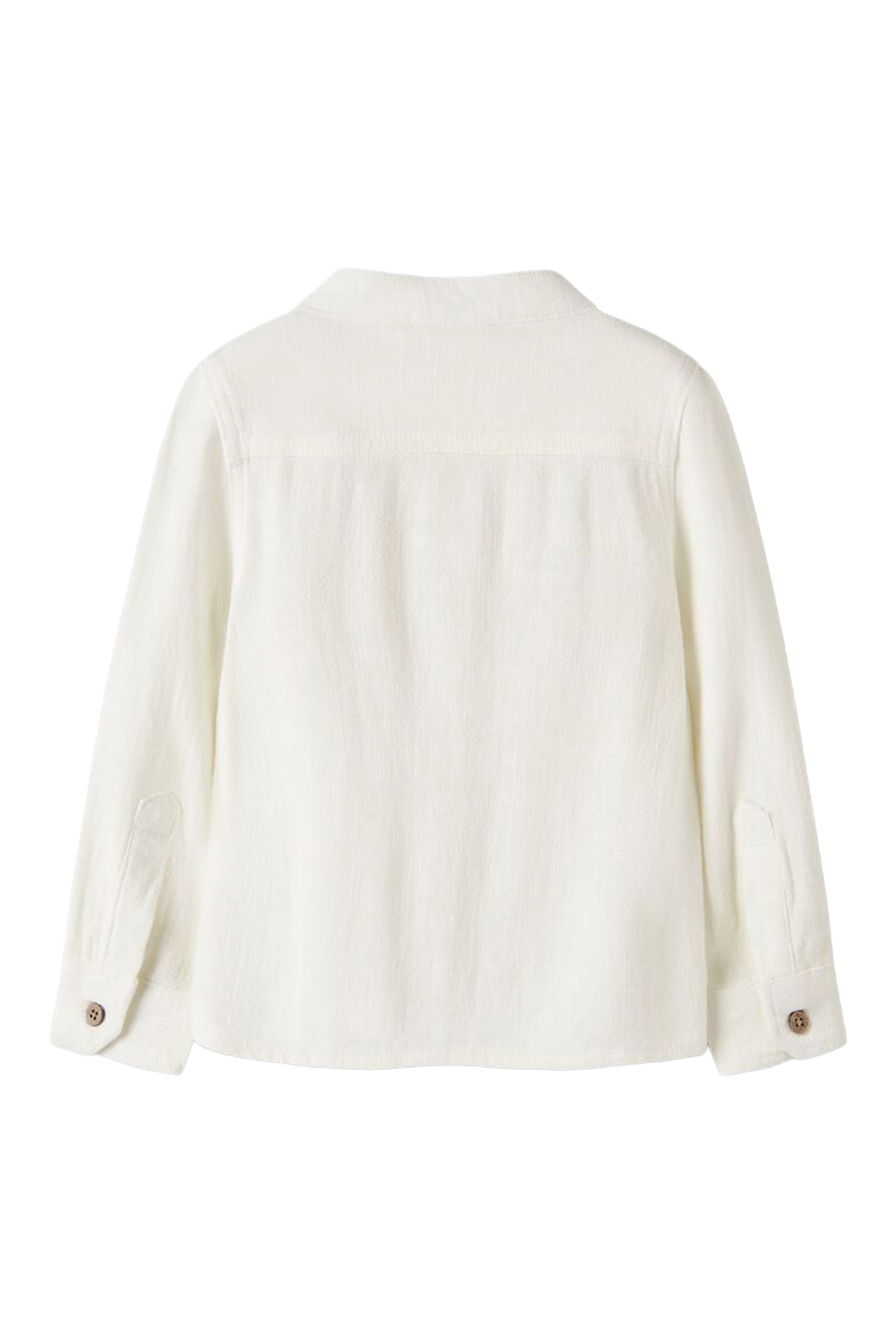 Meisjes blouse lange mouw wit