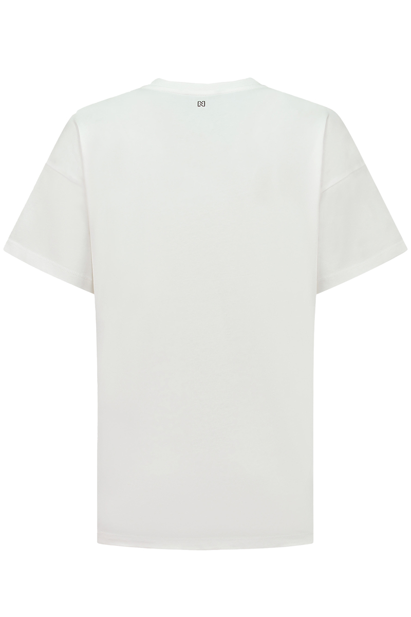 Nikkie Striped Tropez T-Shirt Wit-1 2