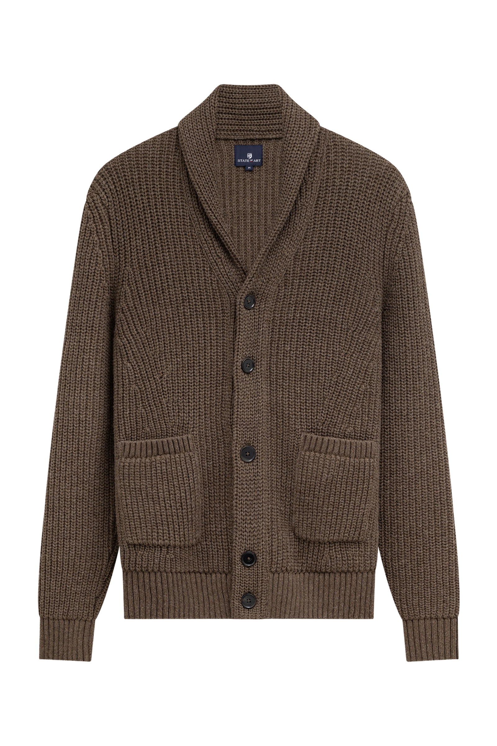 Heren vest bruin