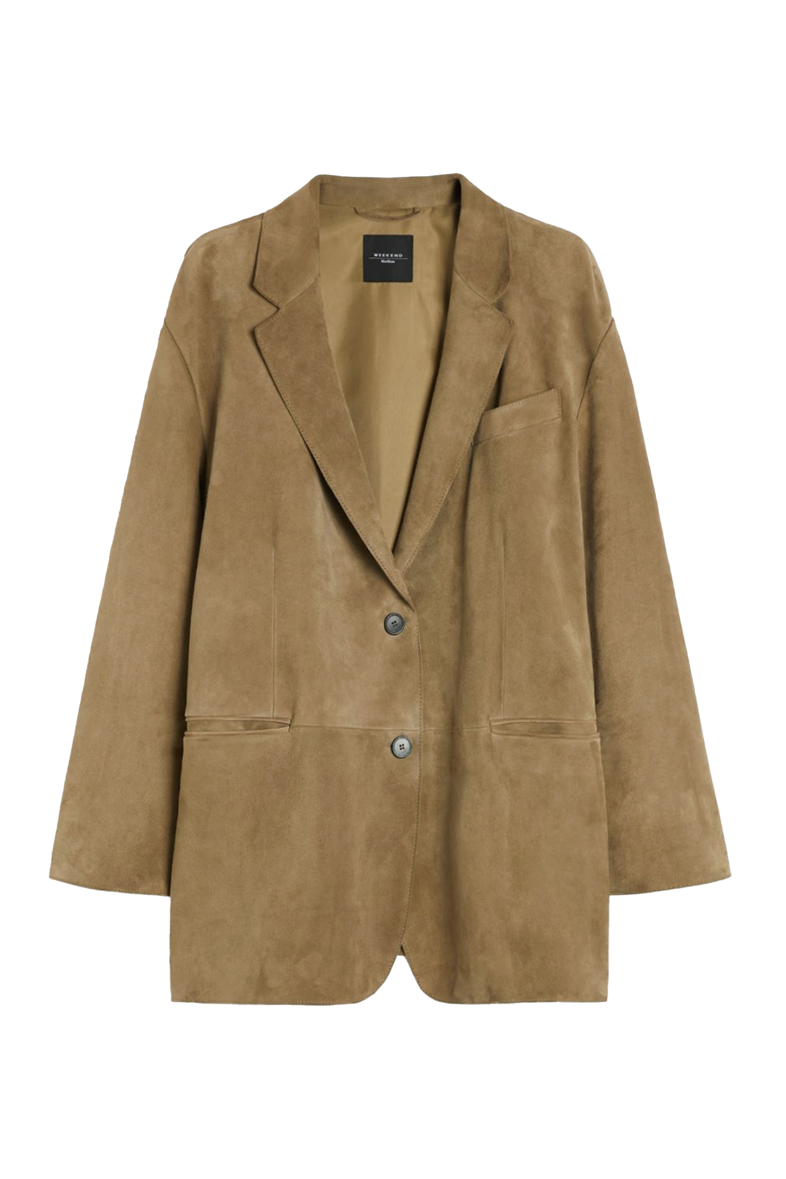 Dames blazer bruin