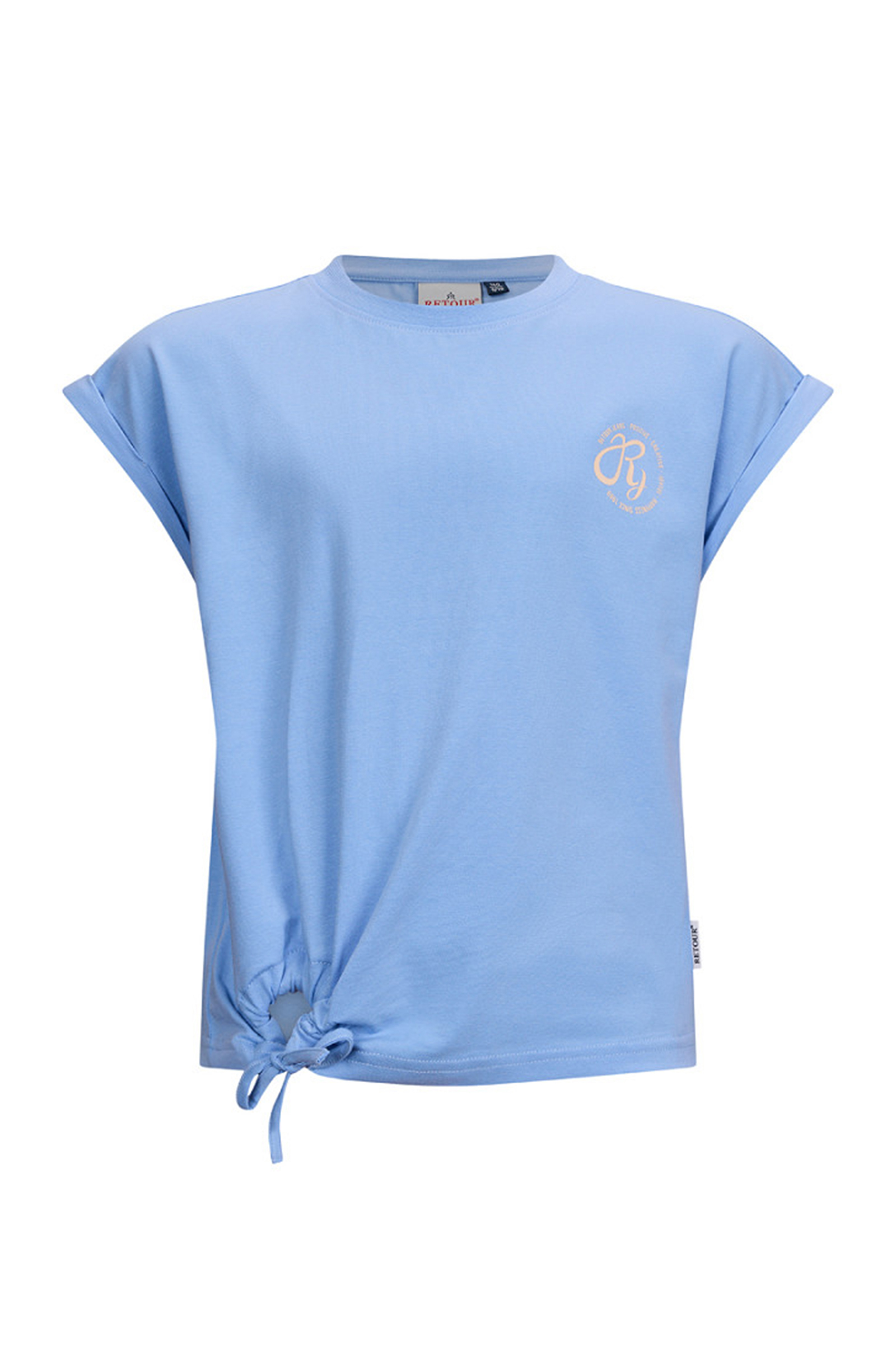 Meisjes t-shirt korte mouw paars