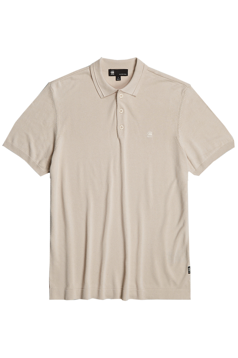 G-Star Knitted polo Wit-1 1