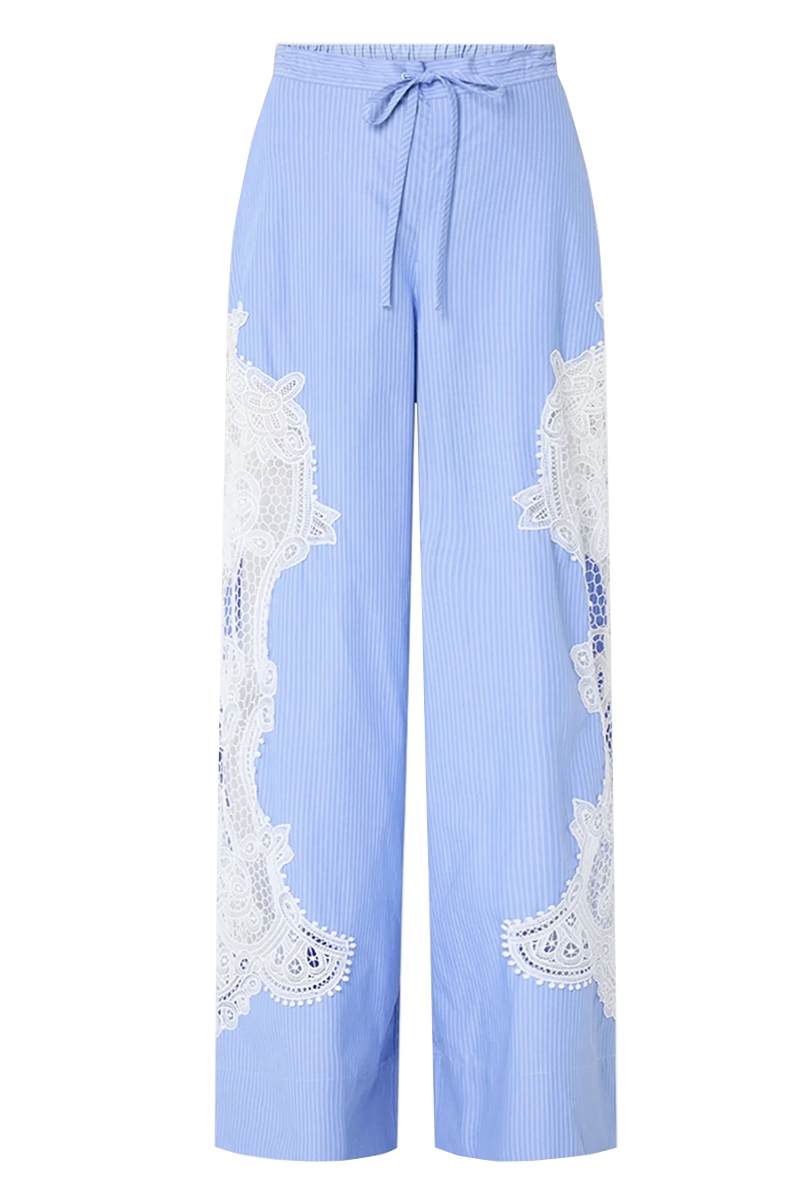 Dames broek blauw