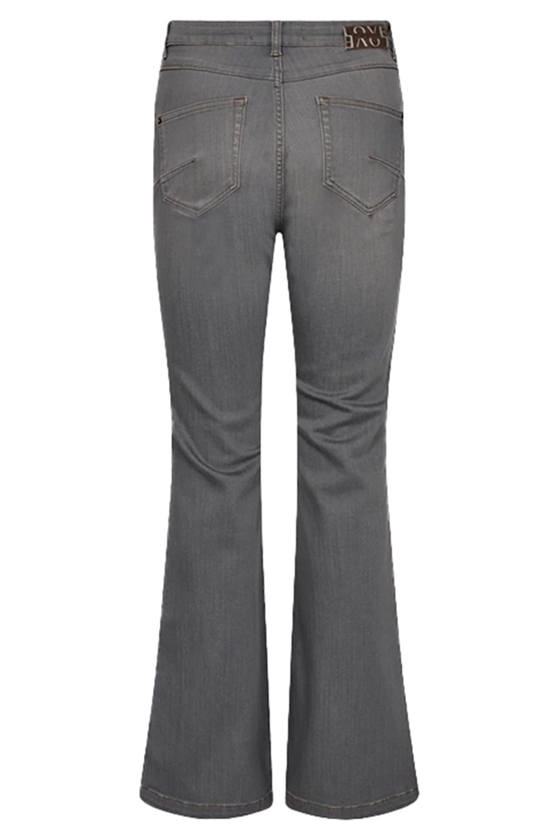 Mos Mosh Anita flare jeans Grijs-1 3