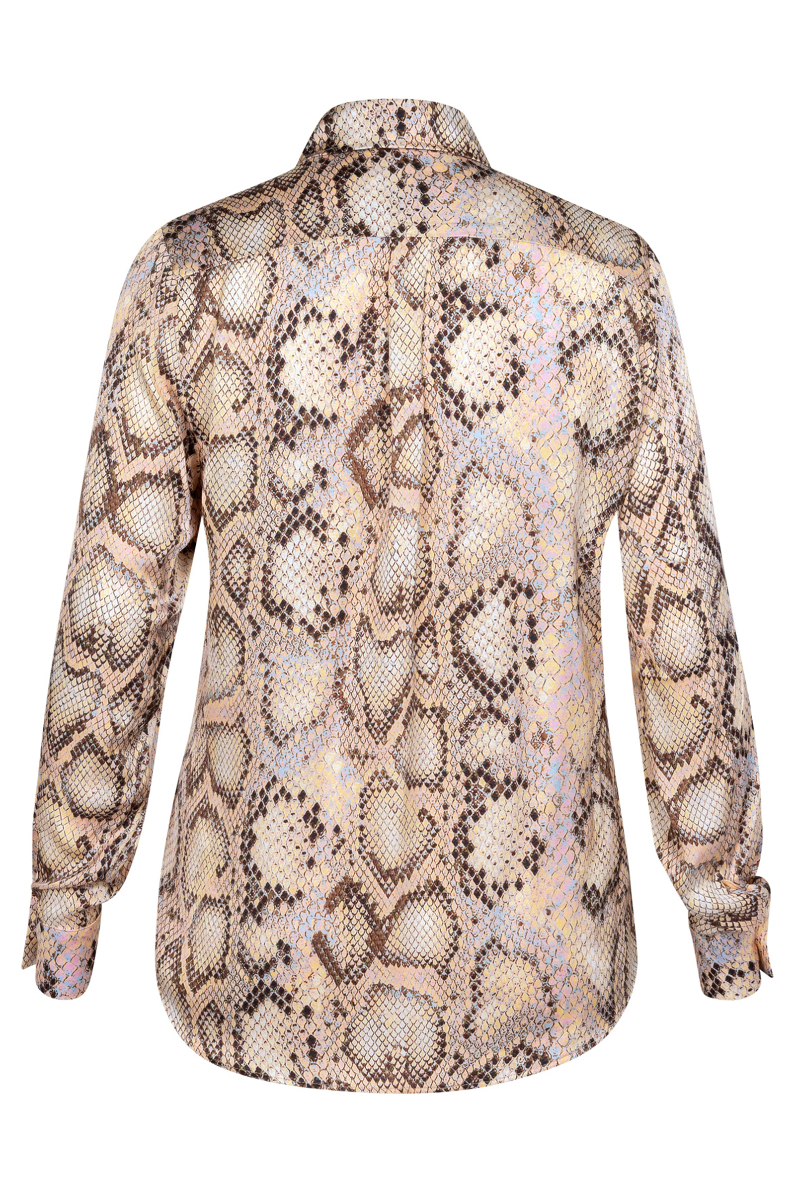 Dames blouse lange mouw ecru