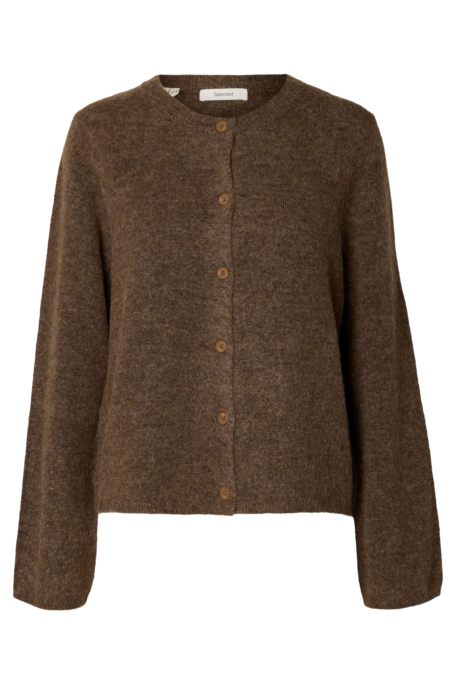 Dames vest bruin