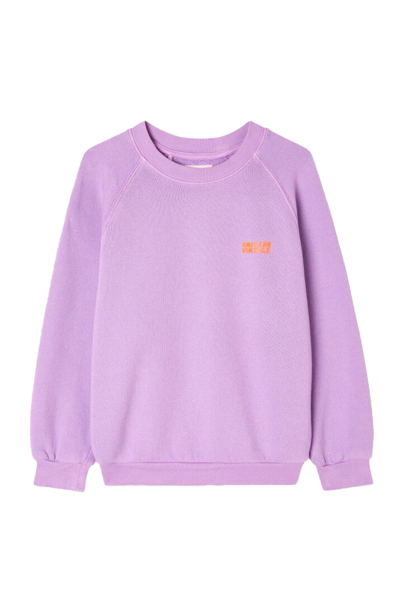 Meisjes sweater paars
